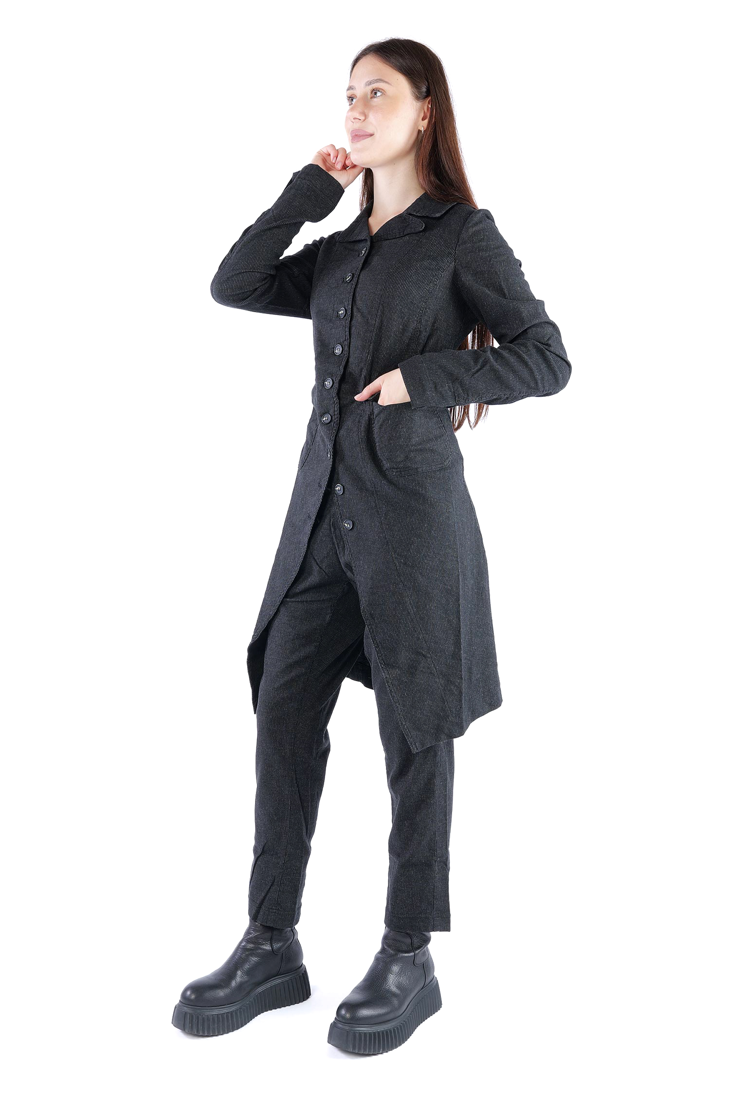 Nadelstreifen Gehrock - Black stripe - 2263411207