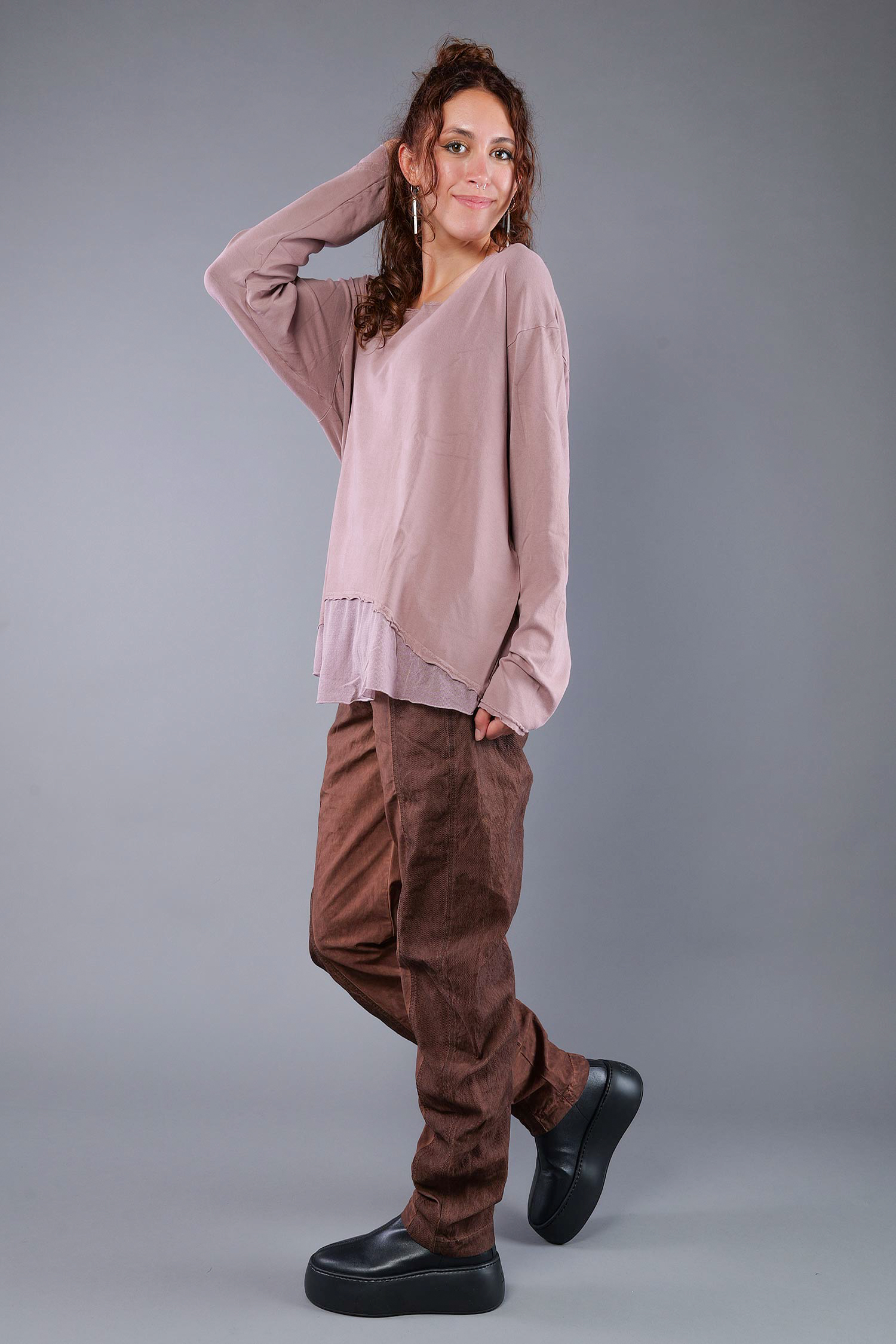Shirt mit Tüll - Crystal - 2263510502