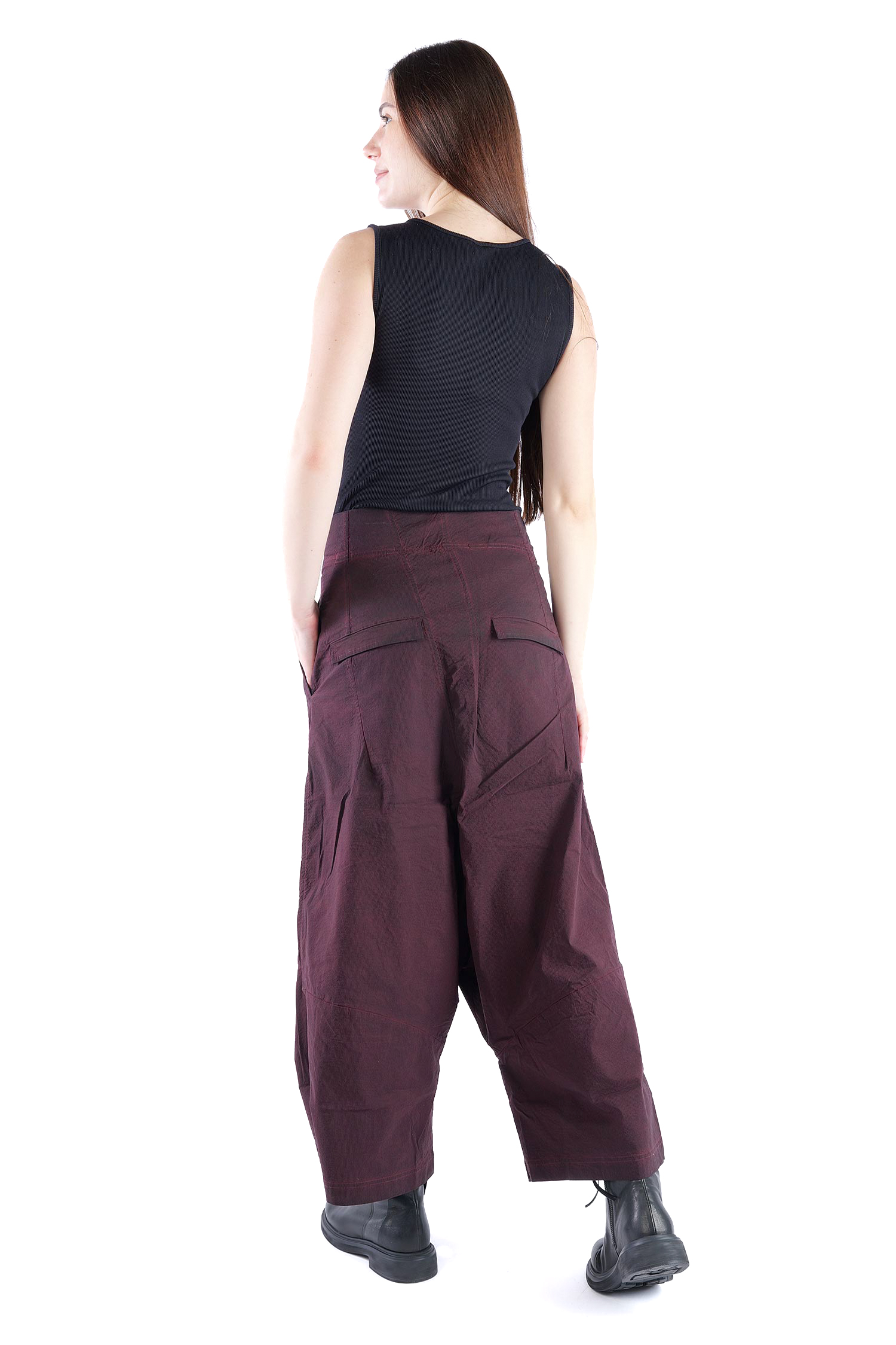 Weite Stretchhose - Purple cloud - 2261240124