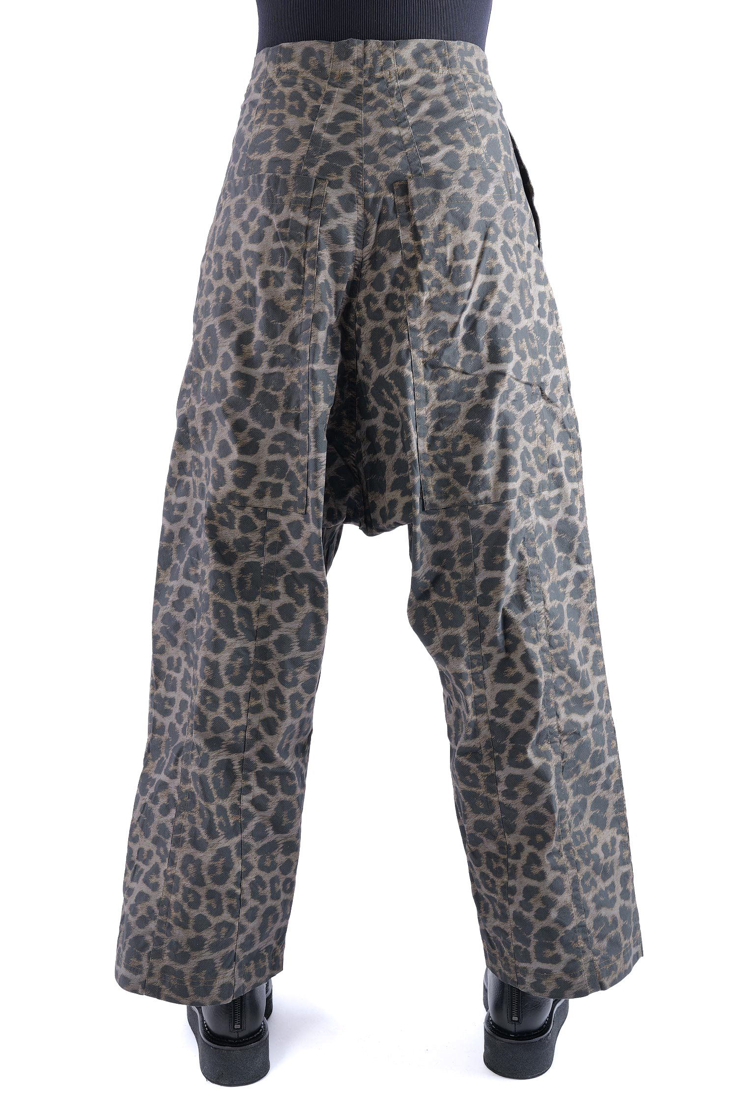 Weite Stretchhose - Leo black cloud - 2261390106
