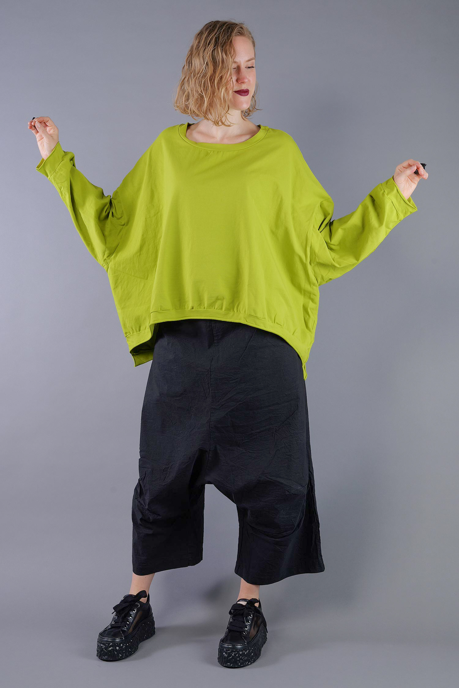 Oversized jersey pullover - Kornweihe - Handcare