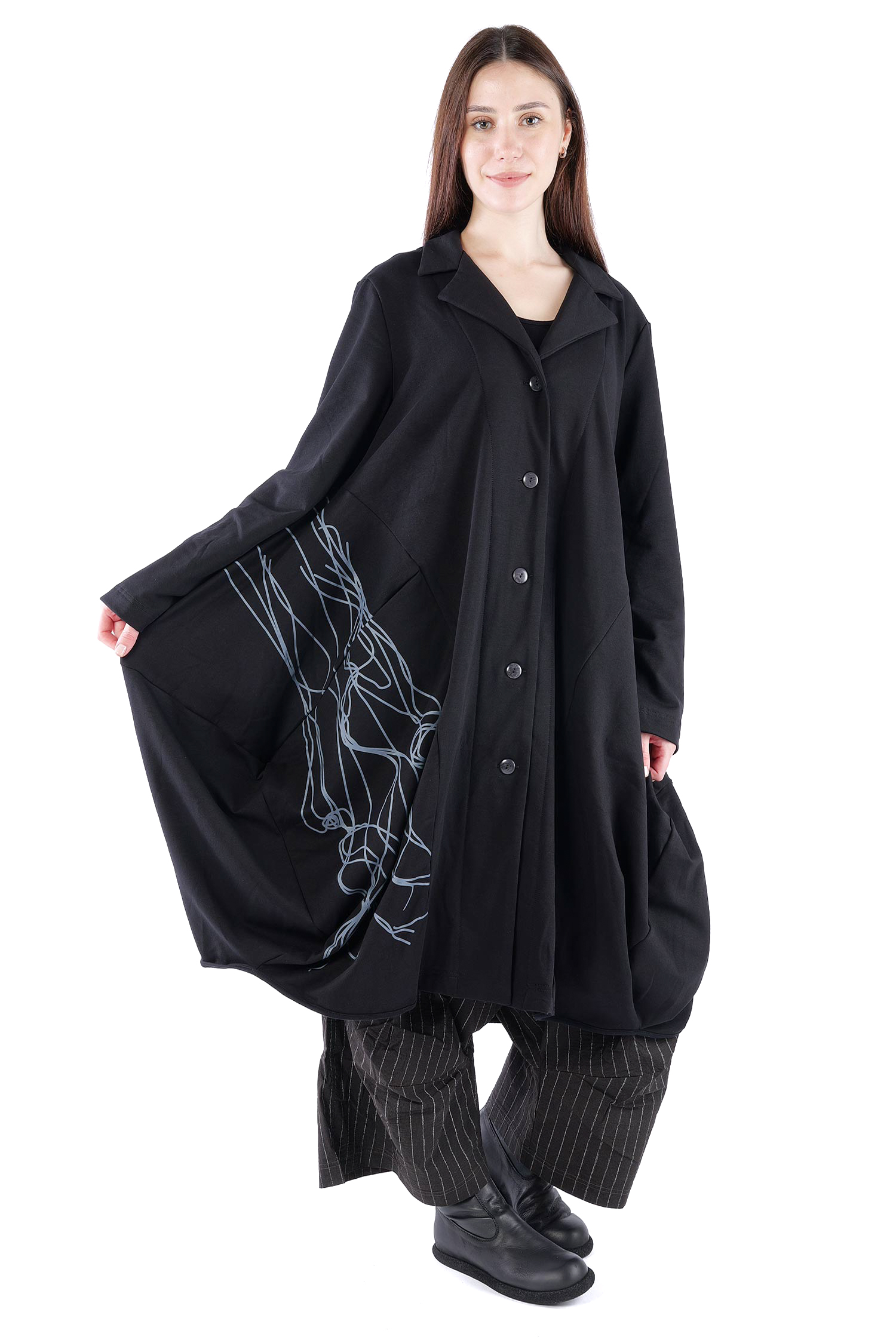Gehrock - Schwarz - U6168-U