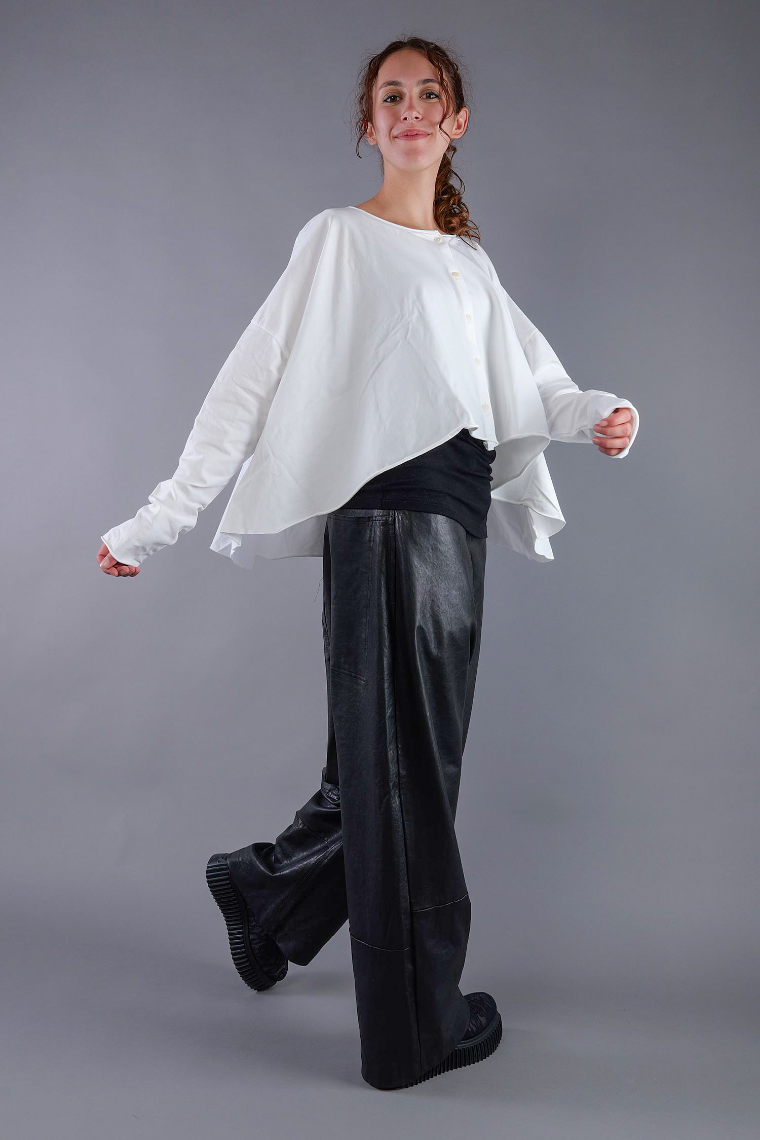 Oversize Jacke - Schnee - Soulviel