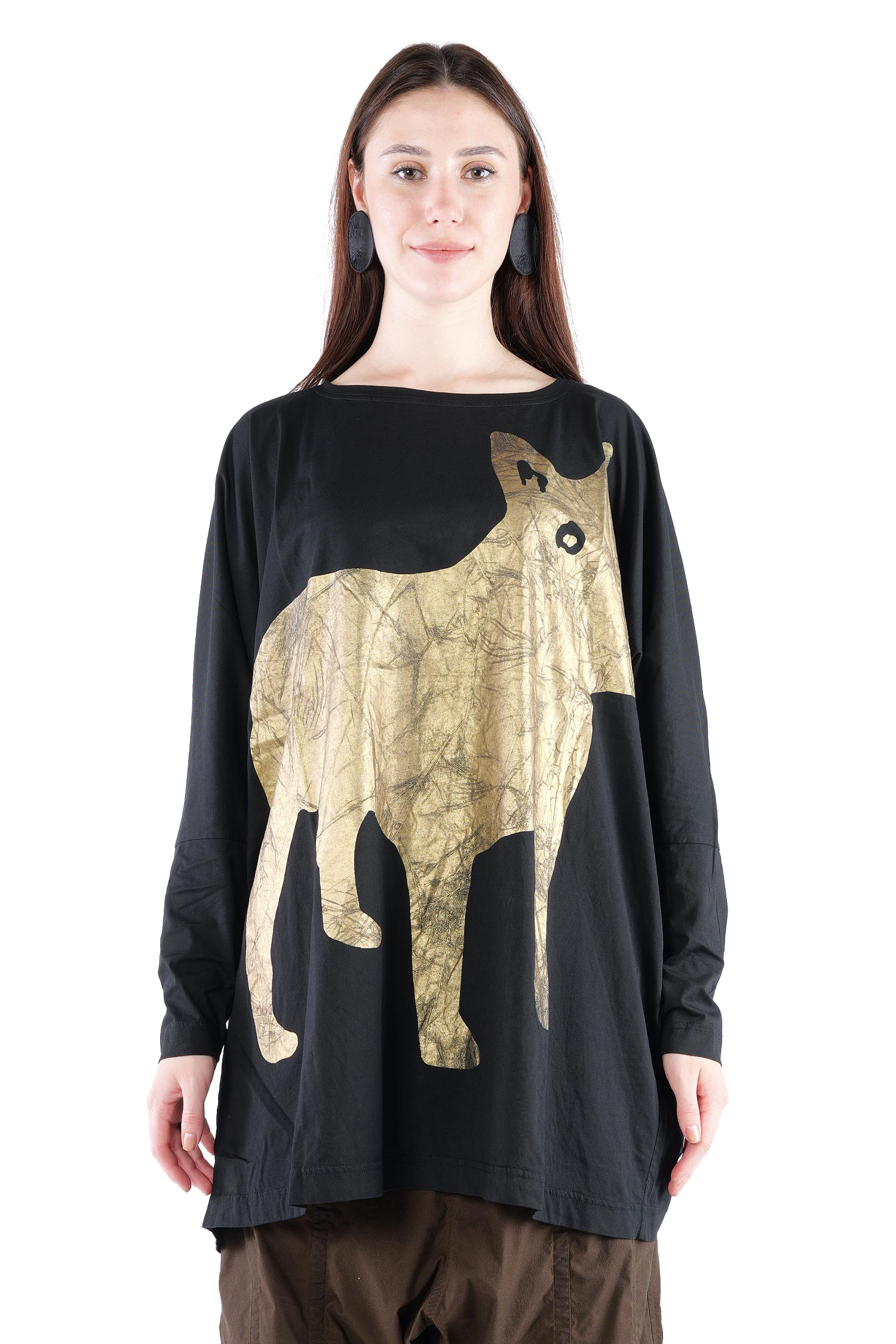 Oversize Pullover - Black print - 2261300907
