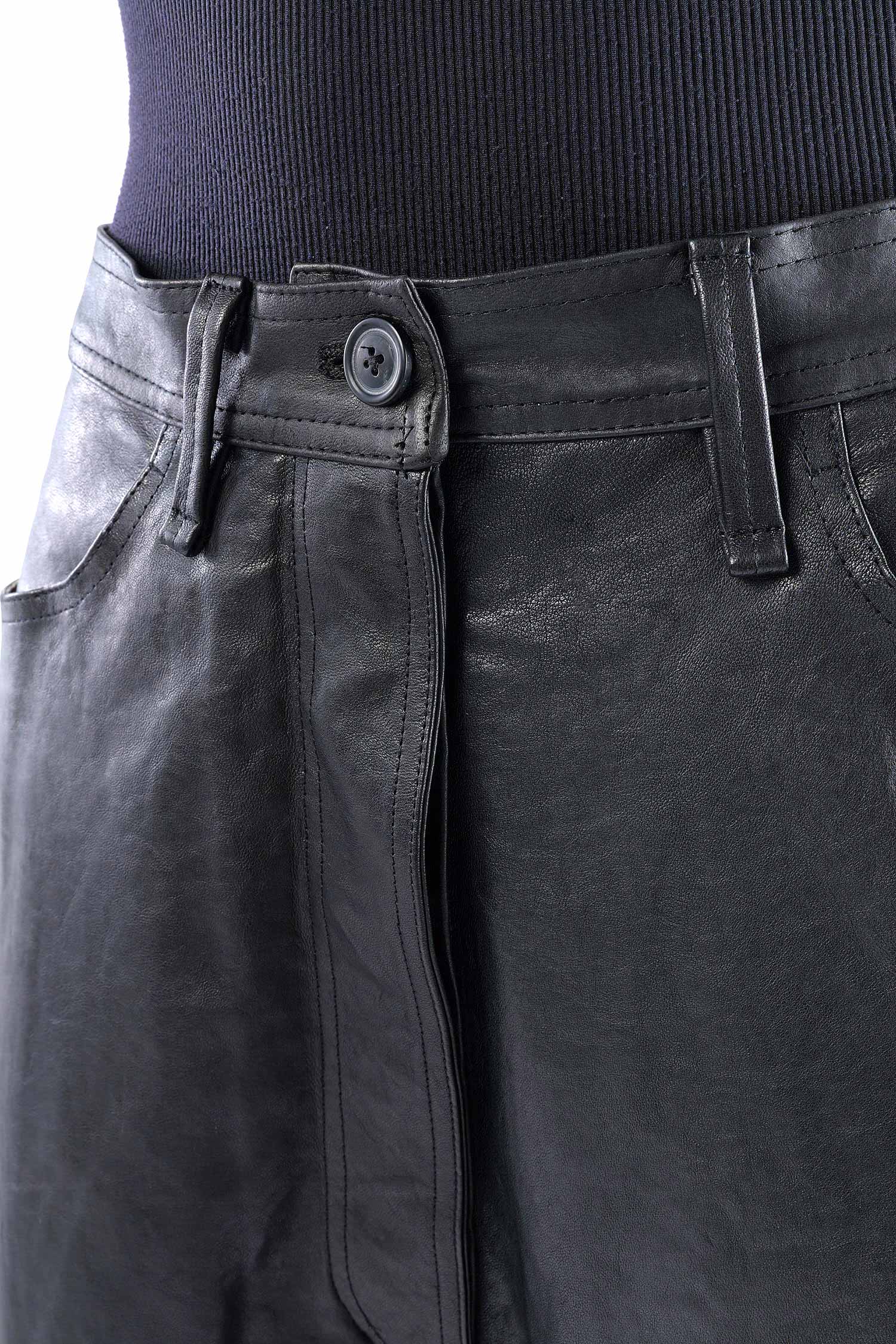 Lederhose - Schwarz - 2262480105
