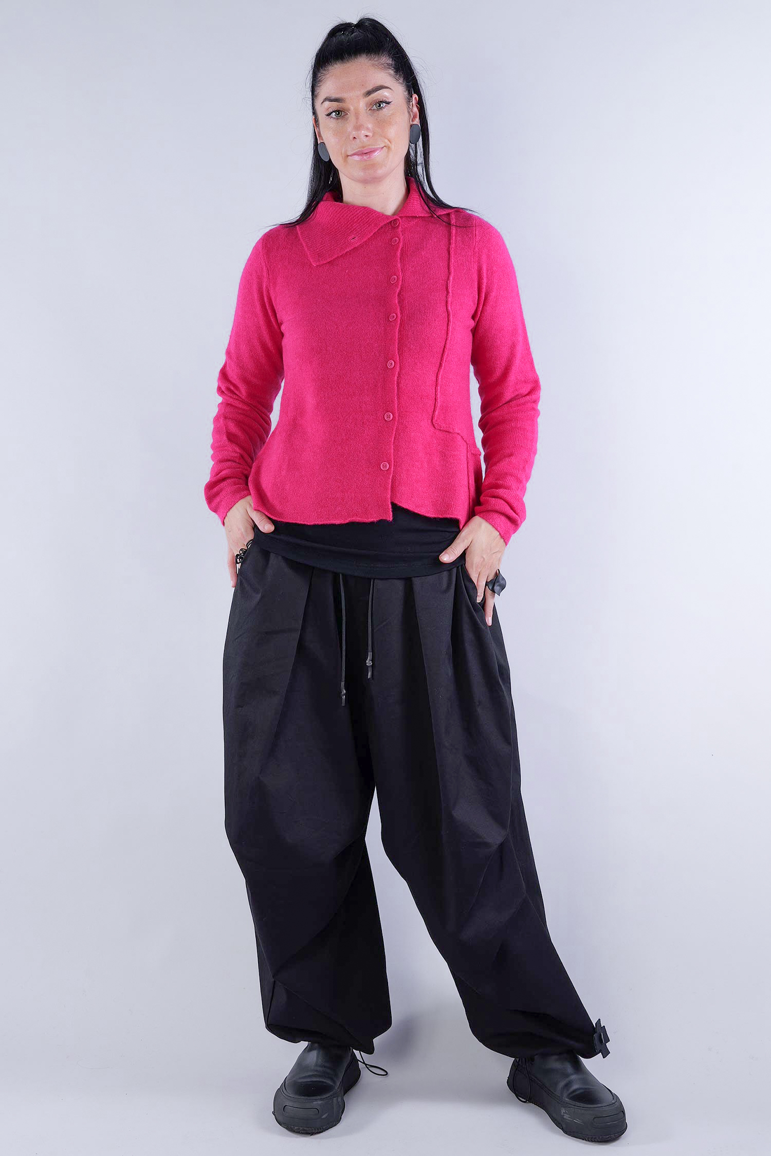 Asymmetrischer Strickcardigan - Lotus - 2253327104