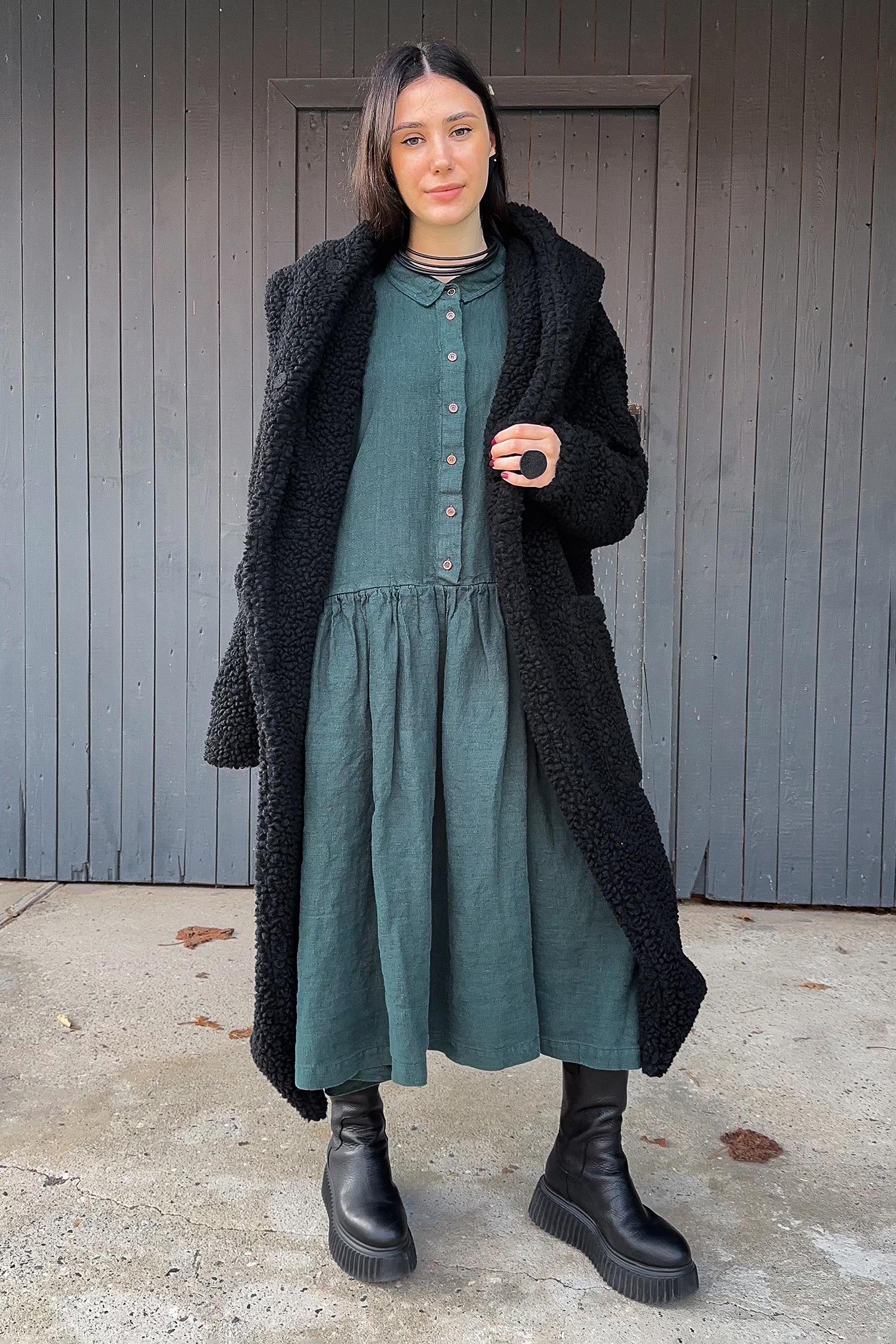 Long coat - black - W206