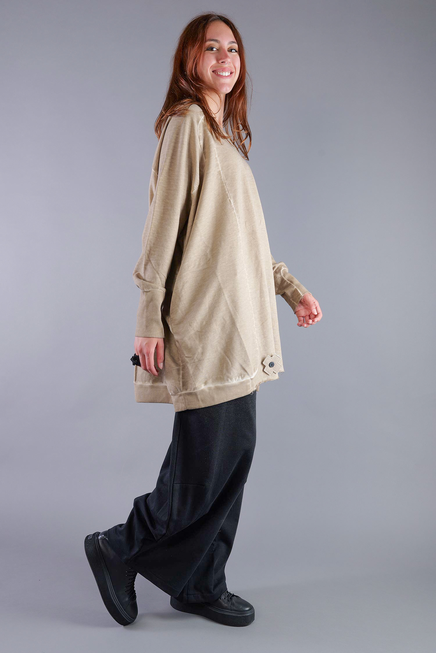 Oversize Sweatpullover - Desert - 2139