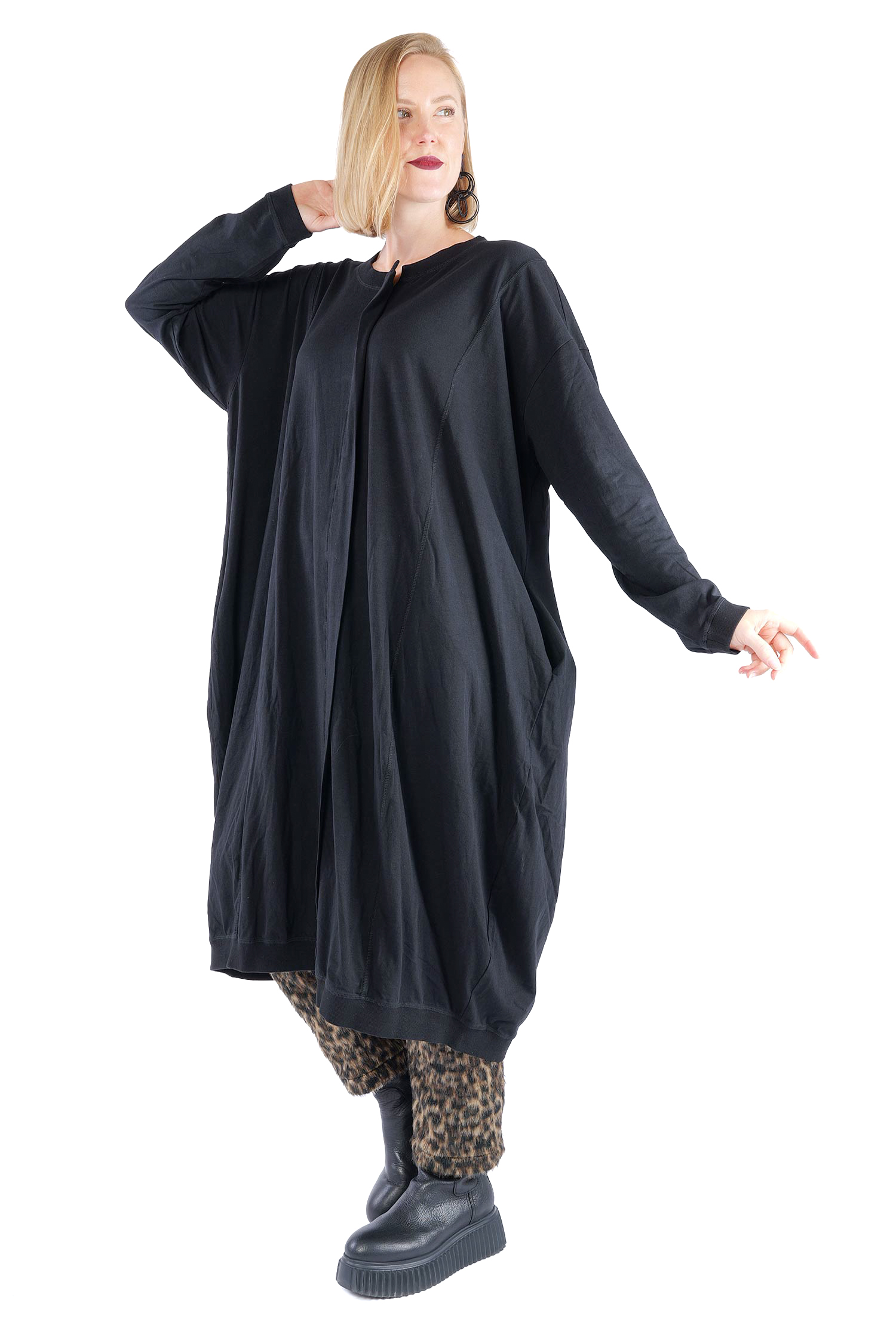 Jersey dress - Black - 2263260907