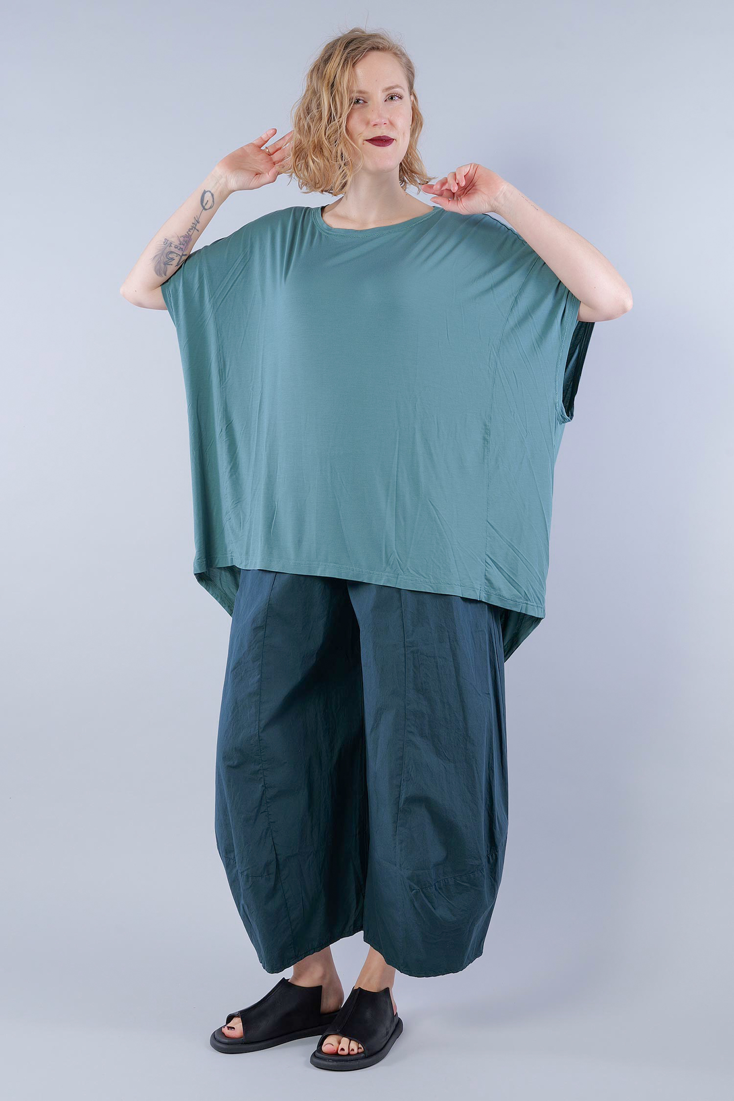 Oversize T-Shirt - Grass - 1263321908