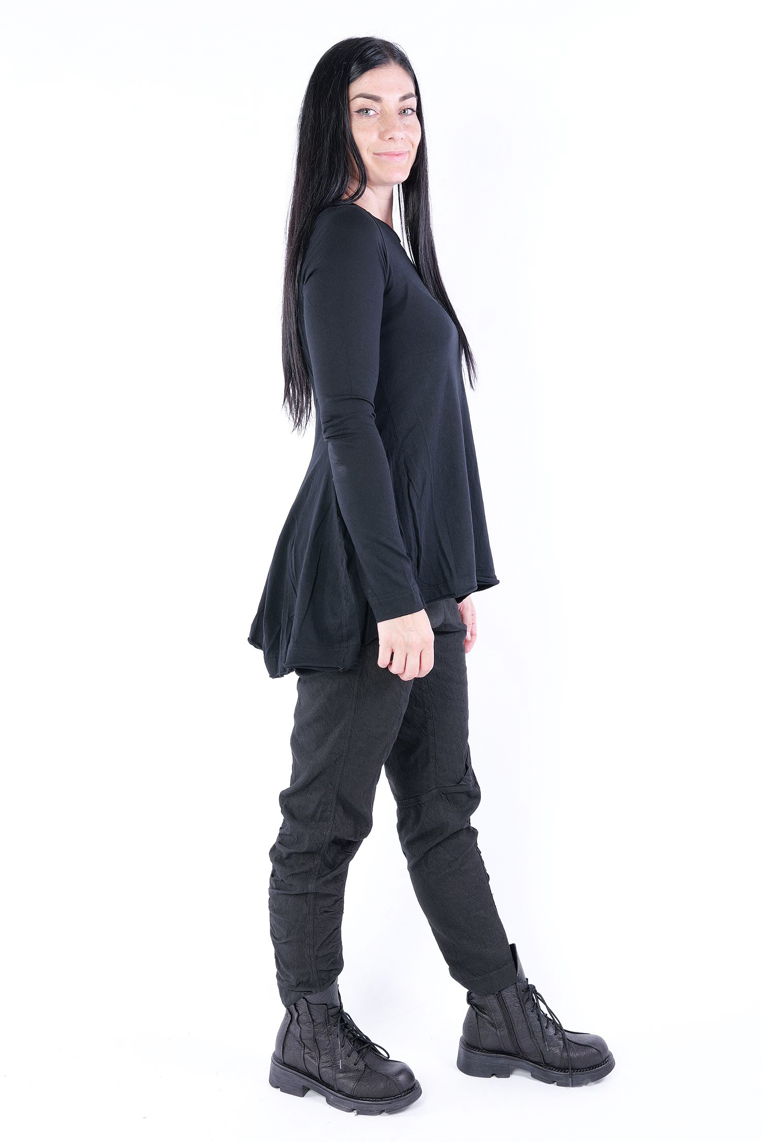 Jersey Longsleeve - Schwarz - 2253330502