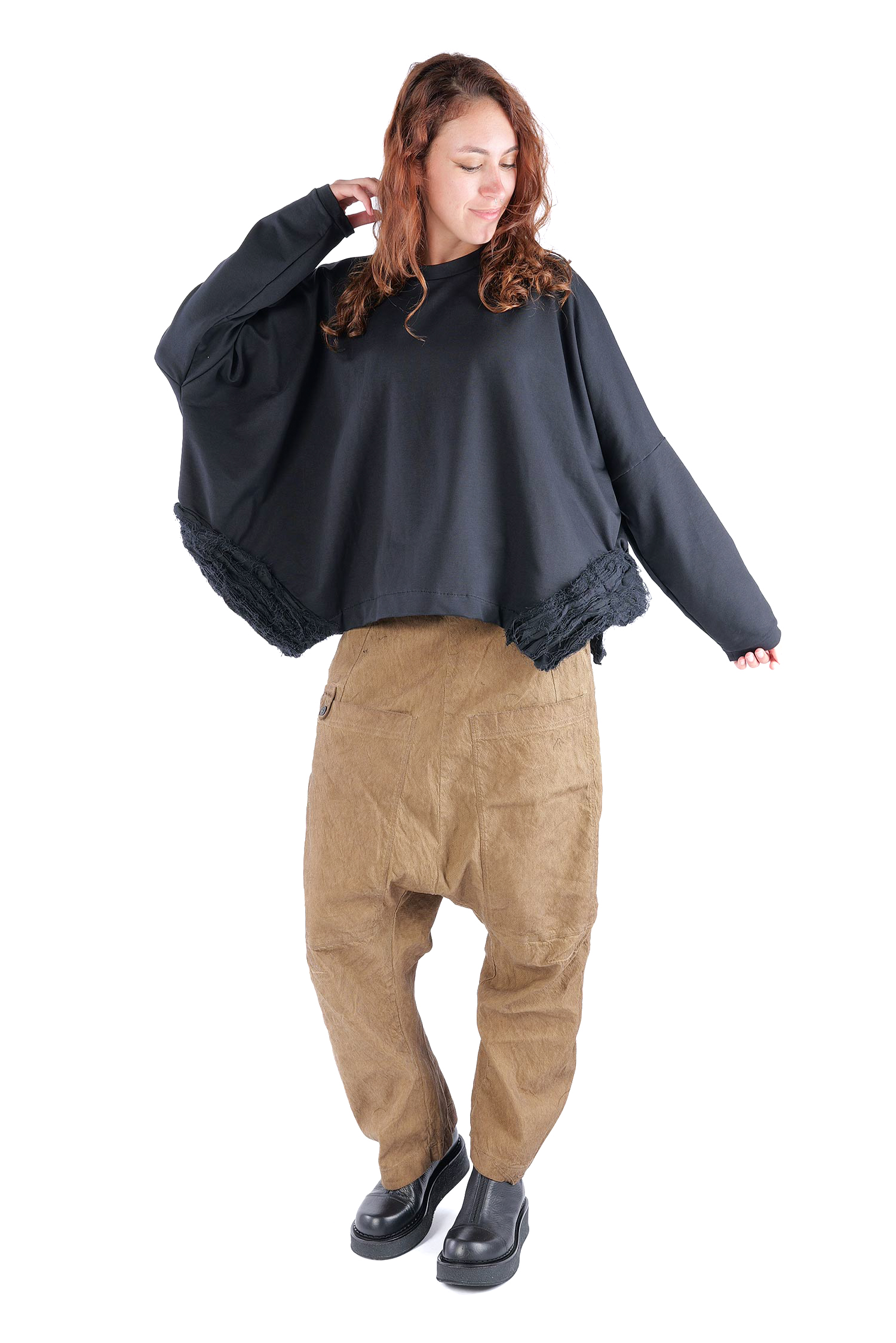 Oversize Pullover - Schwarz - J.Remus