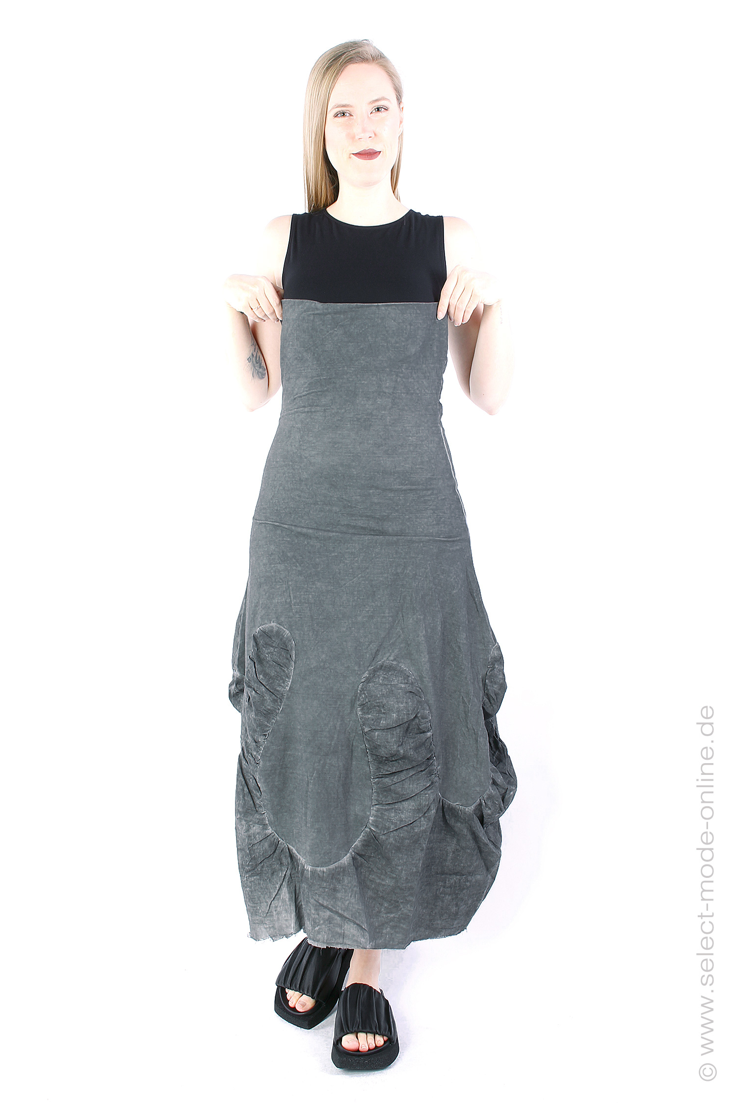 Long skirt - Charcoal Cloud - 1242560312