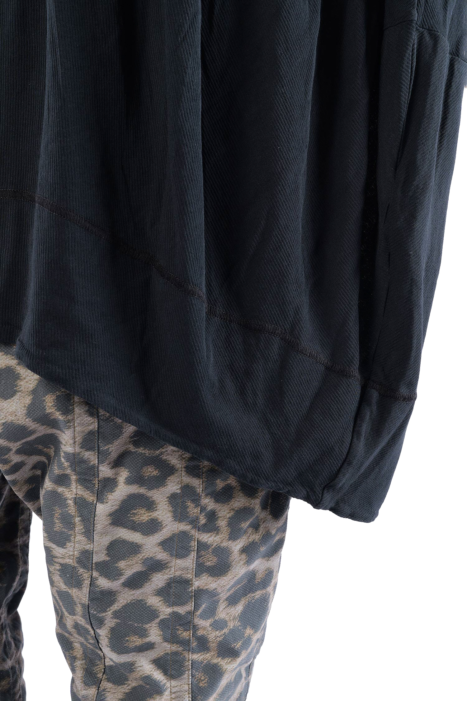Oversize Tunika - Schwarz - 2261140515