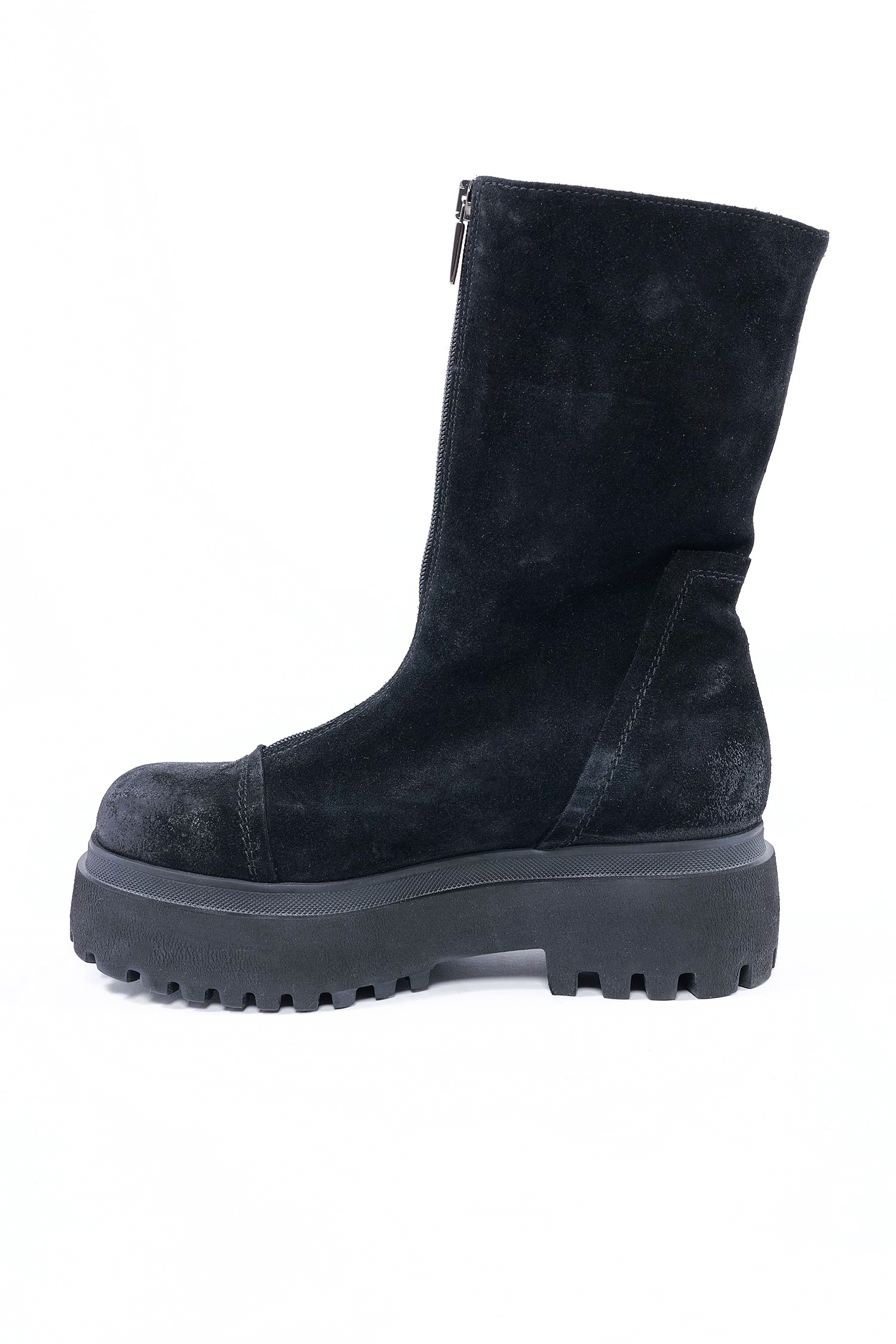 Suede boots - black - 6061