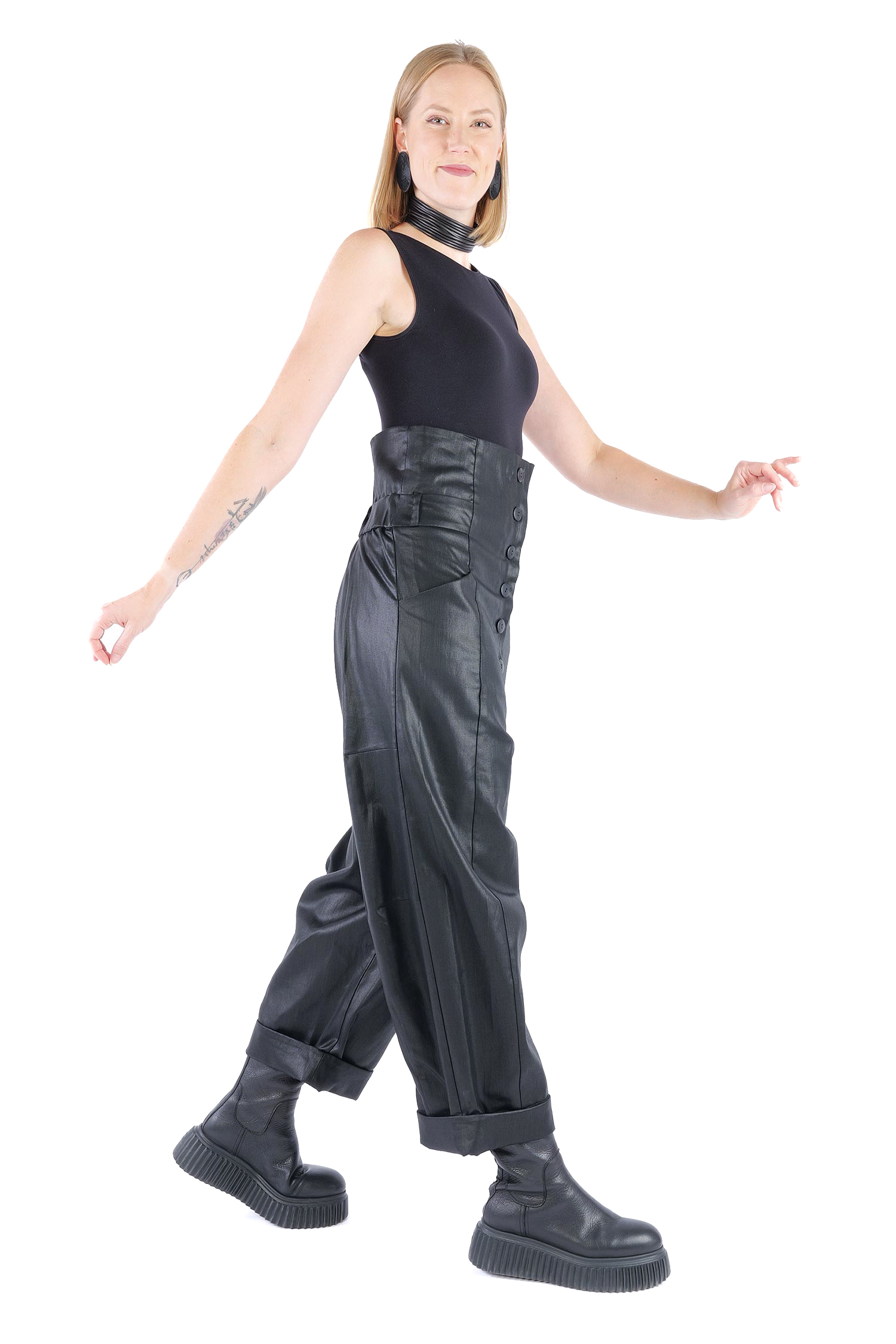 Beschichtete Hose - Black coated - Hedge