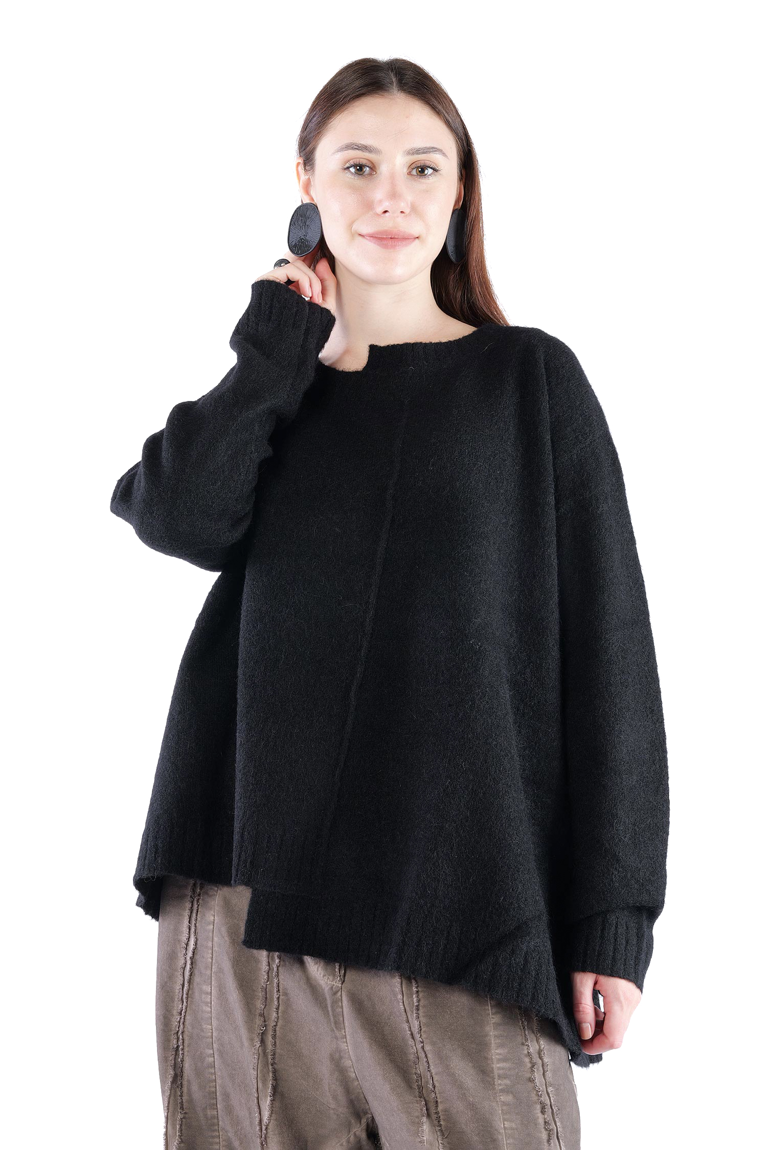 Strickpullover - Schwarz - 2263310701