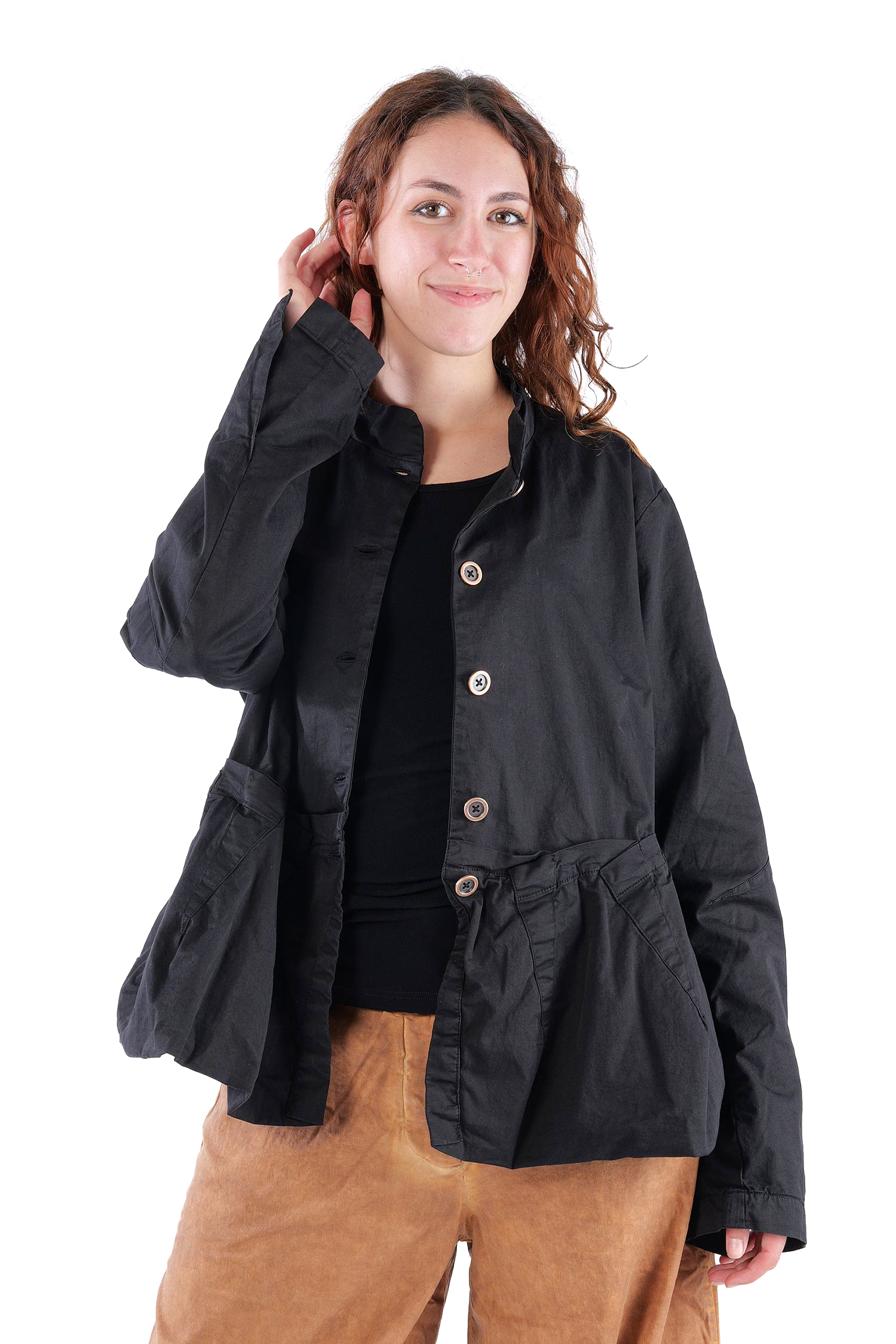 Oversize Jacke - Schwarz - 2263501104