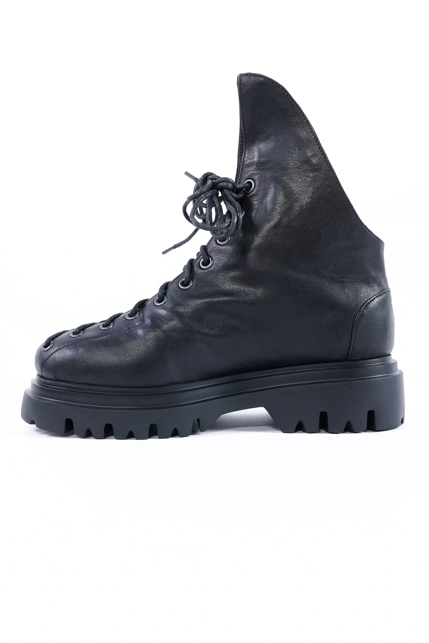 Schnür-Boots - Schwarz - Finn