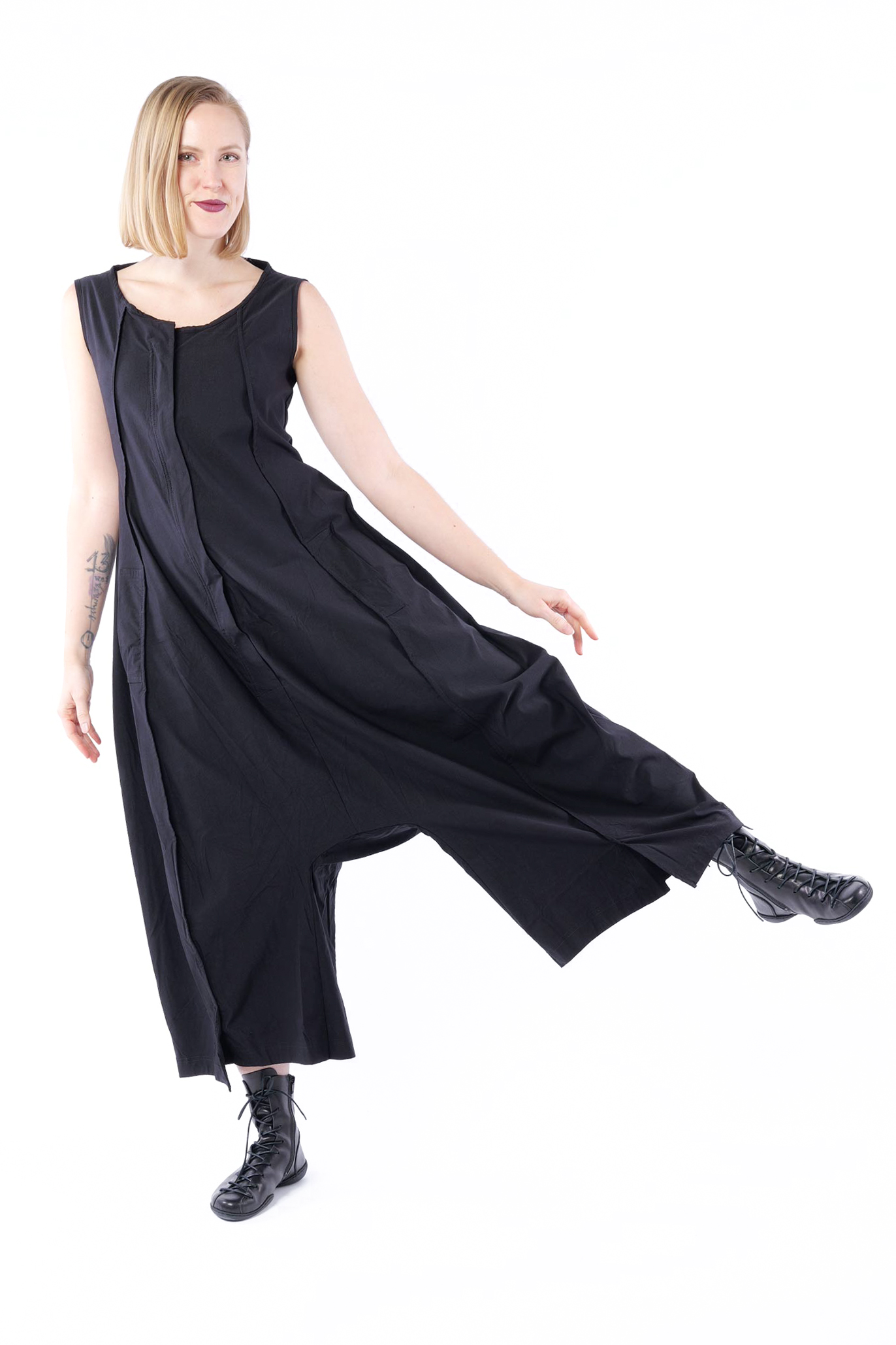 Stretch Overall - Schwarz - 1263221305