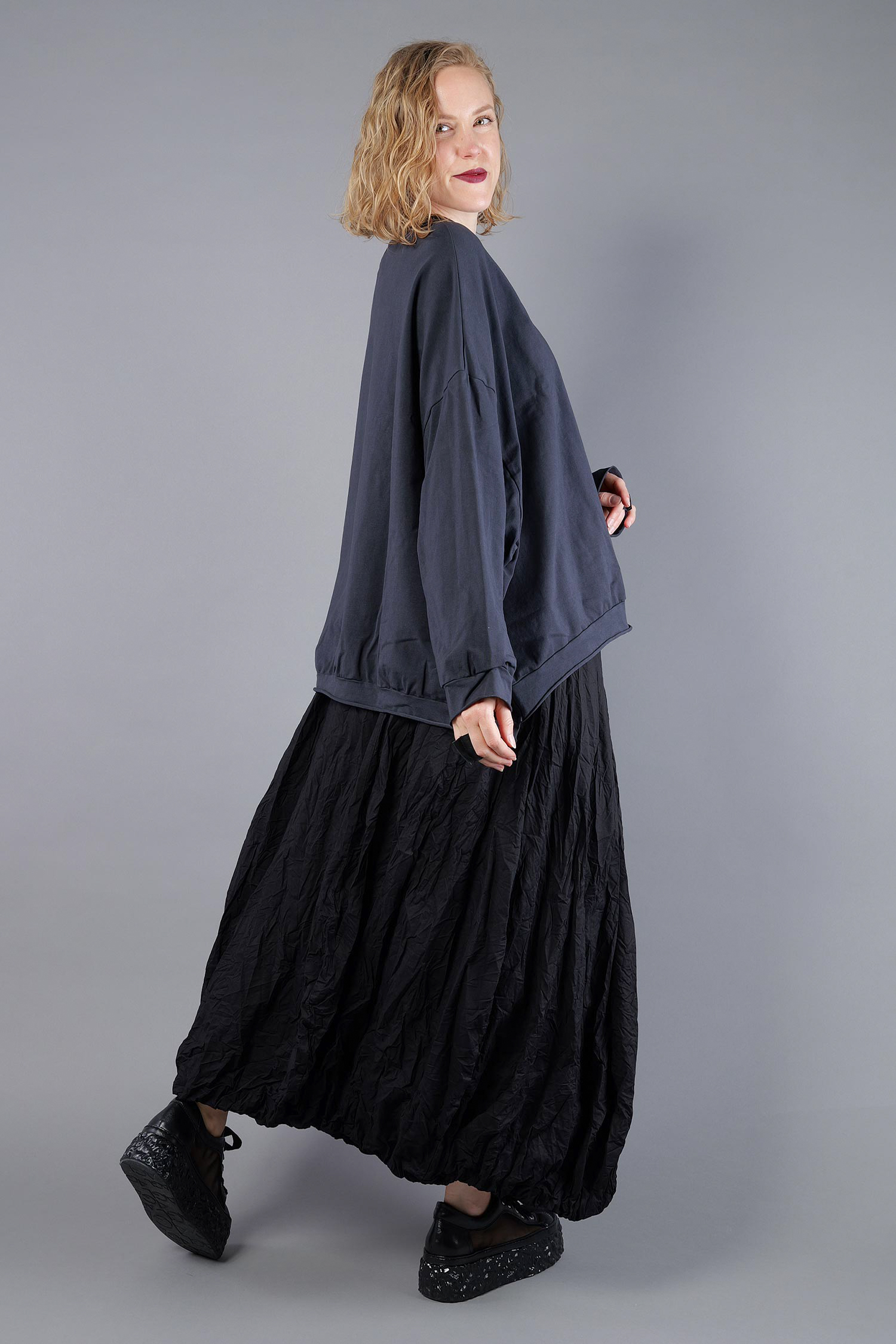 Oversize Jerseypullover - Satt - Handcare