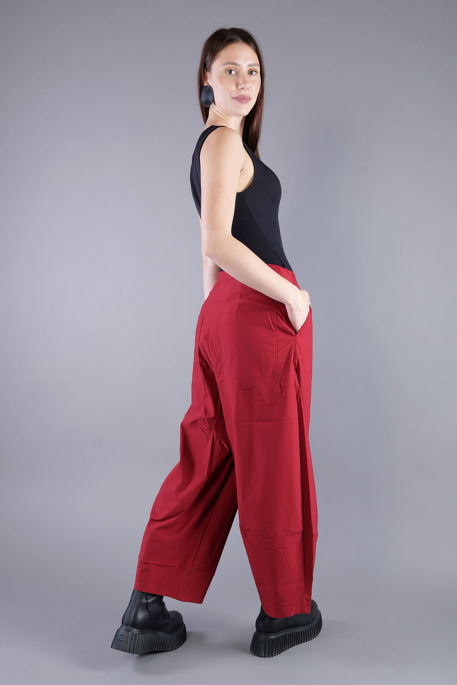 Tulpige Stretchhose - Lava - 2263220124