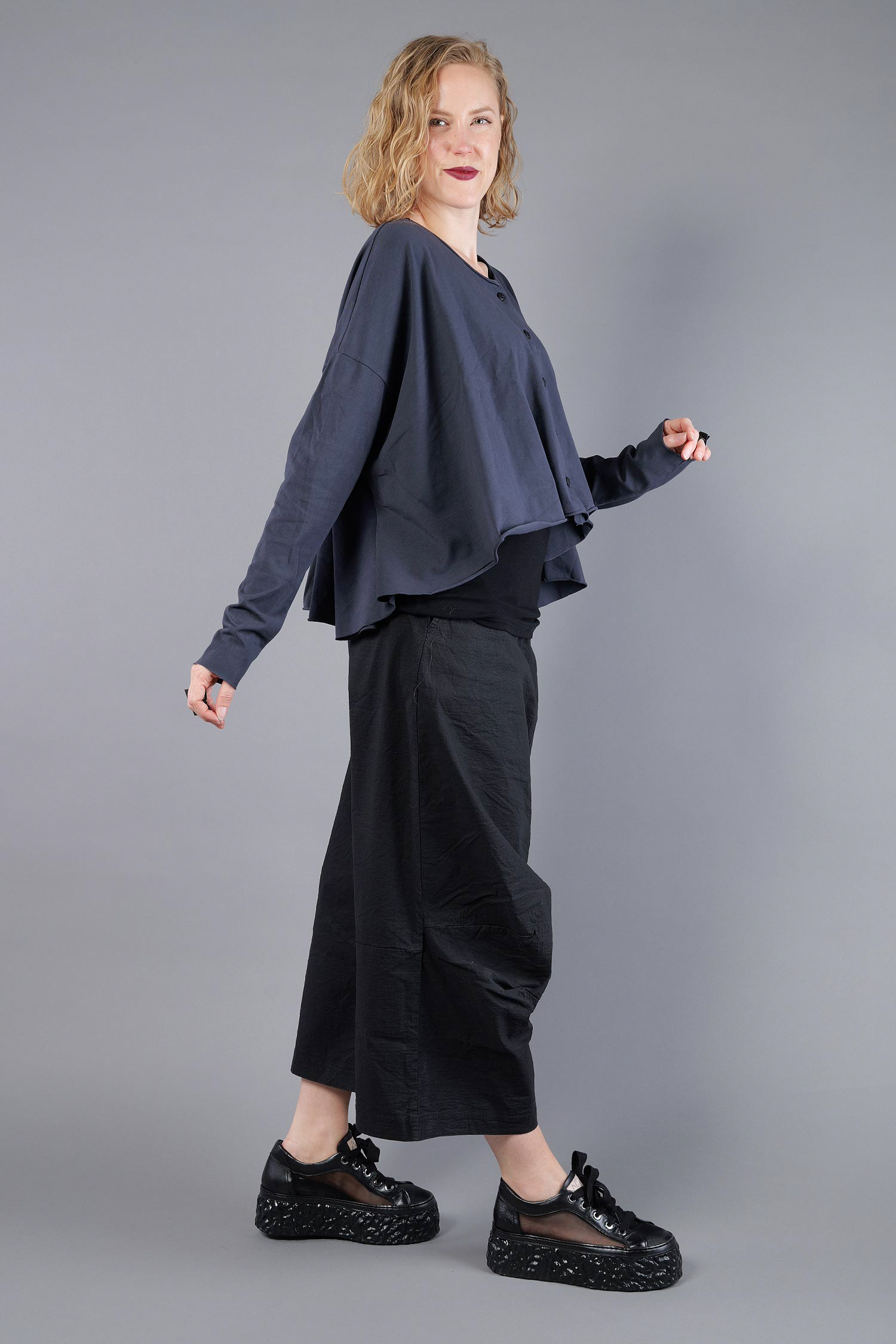 Oversize Jerseyjacke - Satt - Soulviel