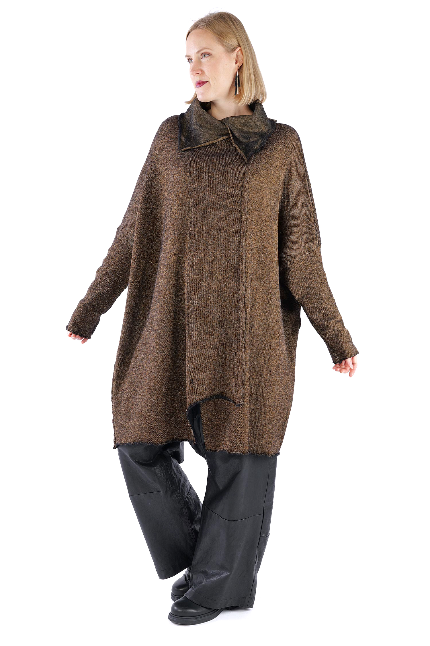 Wolltunika - Black gold - 2261687004