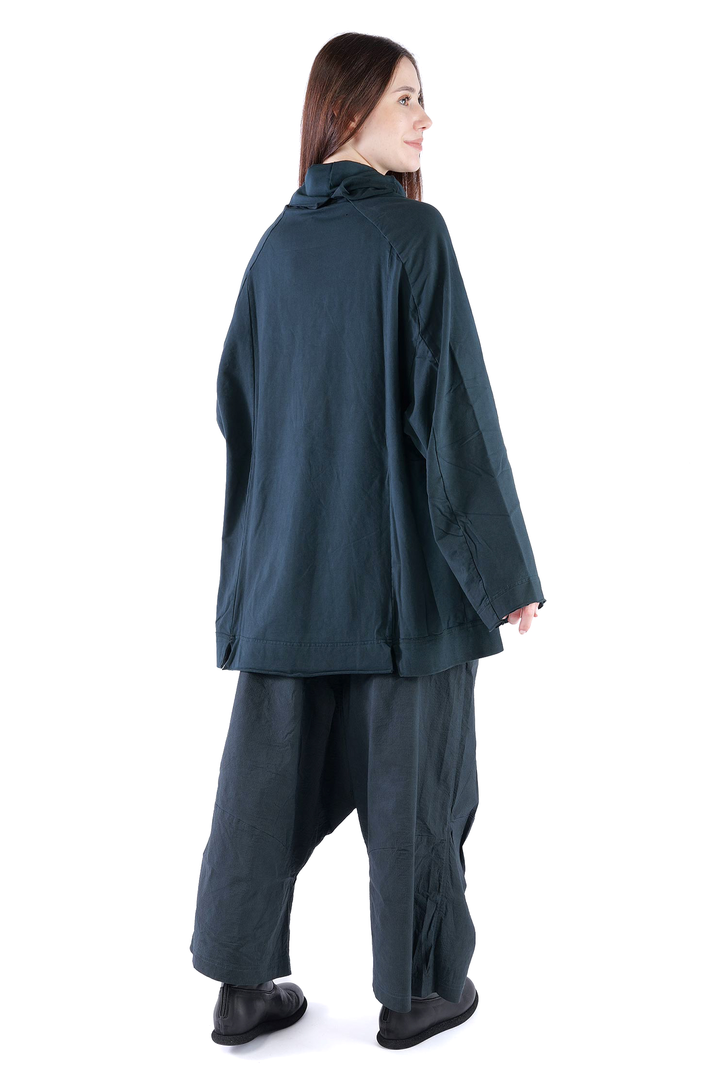 Oversize Sweatpullover - Petrol cloud - 2261280505