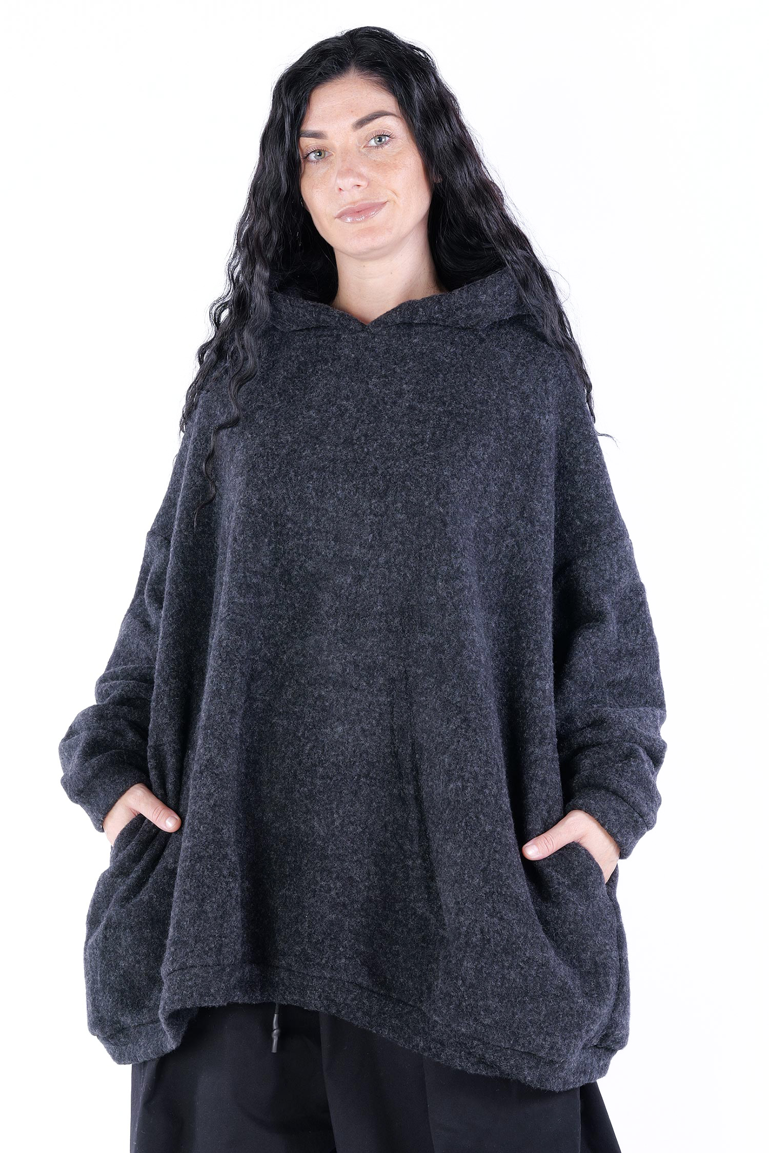 Kuscheliger oversize Pullover - Schwarz - Küsteek