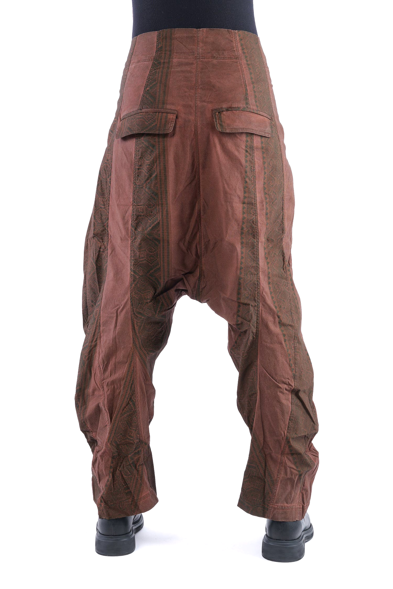 Stretchhose - Henna cloud stripe - 2262390103