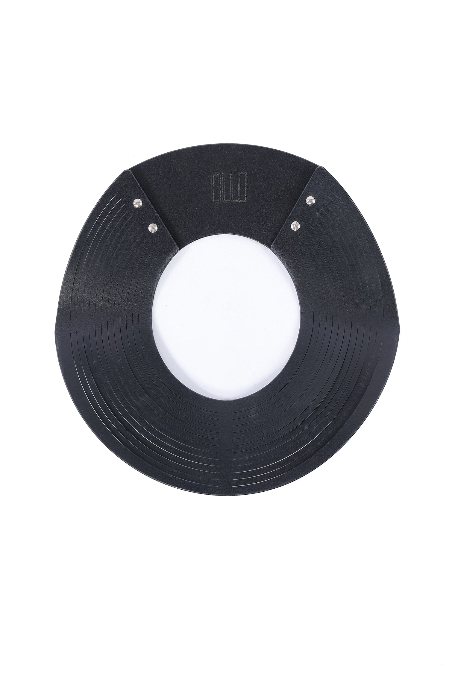 Leather necklace - black - NE13