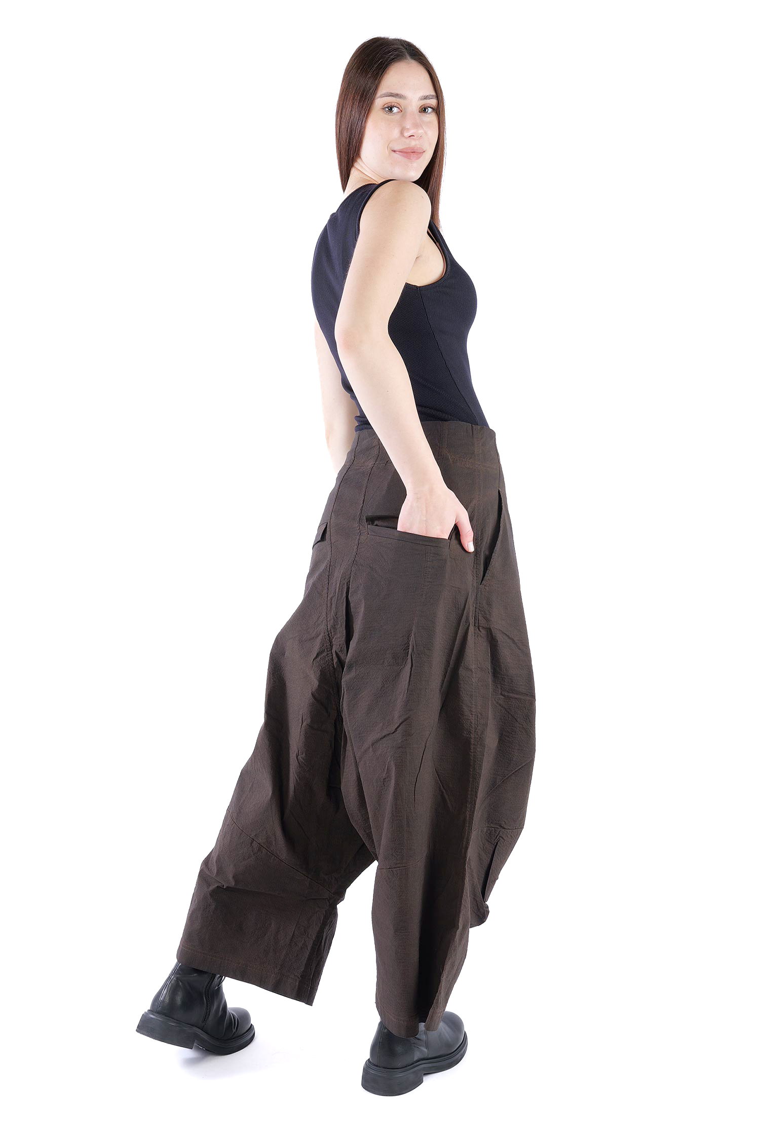 Weite Stretchhose - Umbra cloud - 2261240124
