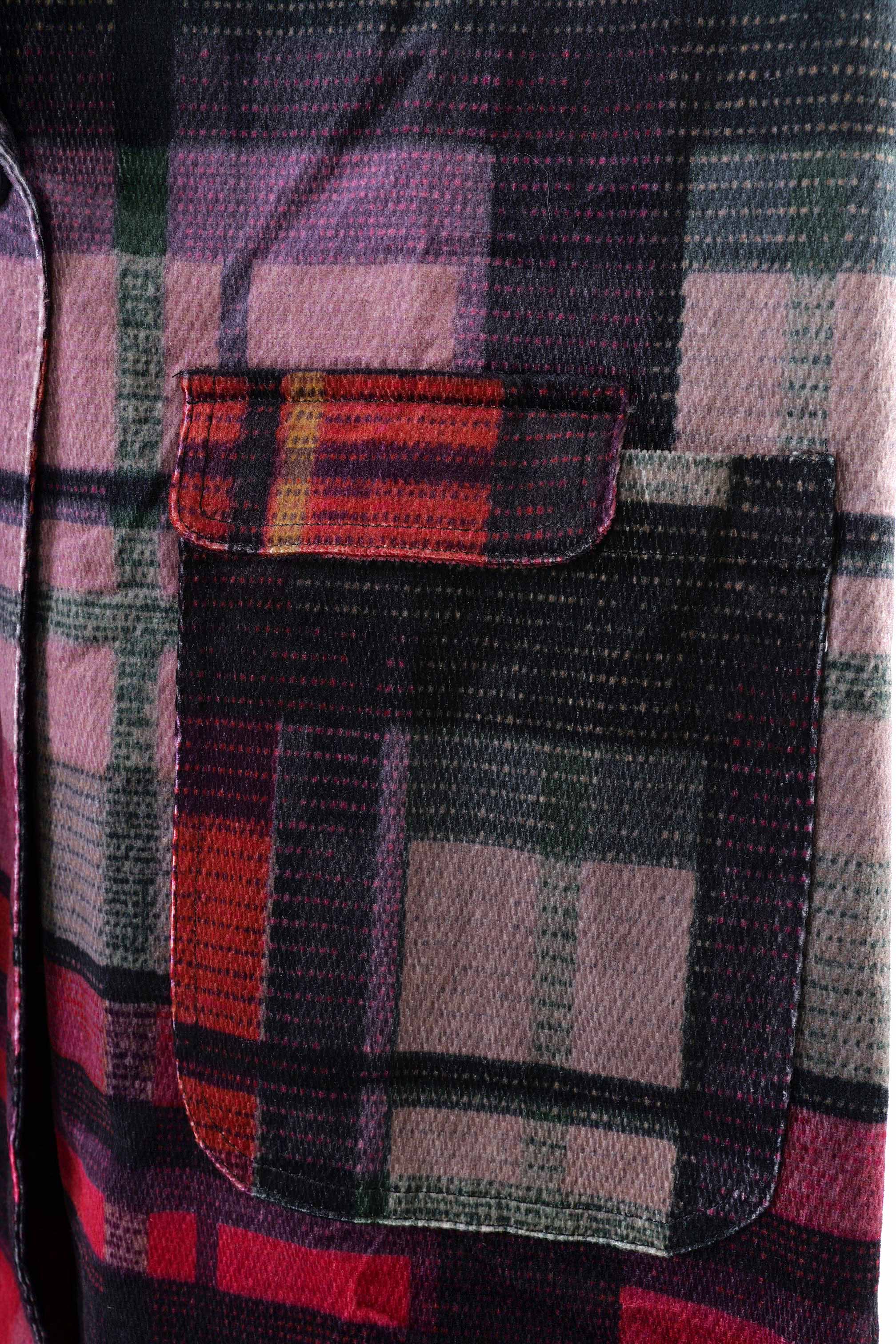 Babycord coat - Check multicolor - 2263231202