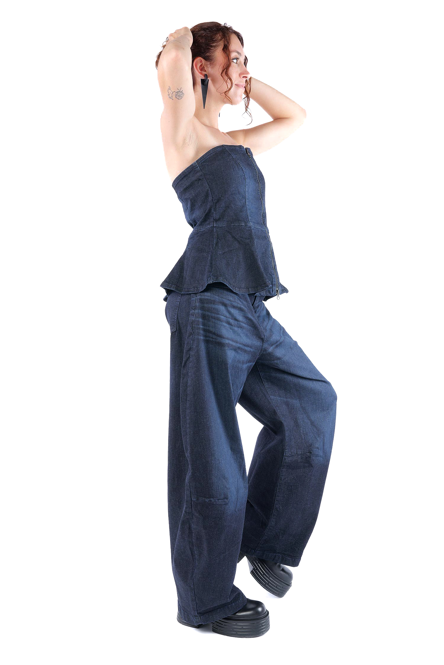 Jeans Korsage - Darkblue - 4037