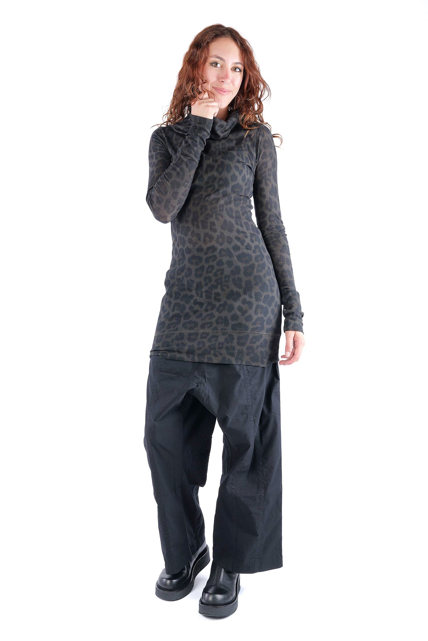 Rippjersey Longsleeve - Leo black cloud - 2261140504