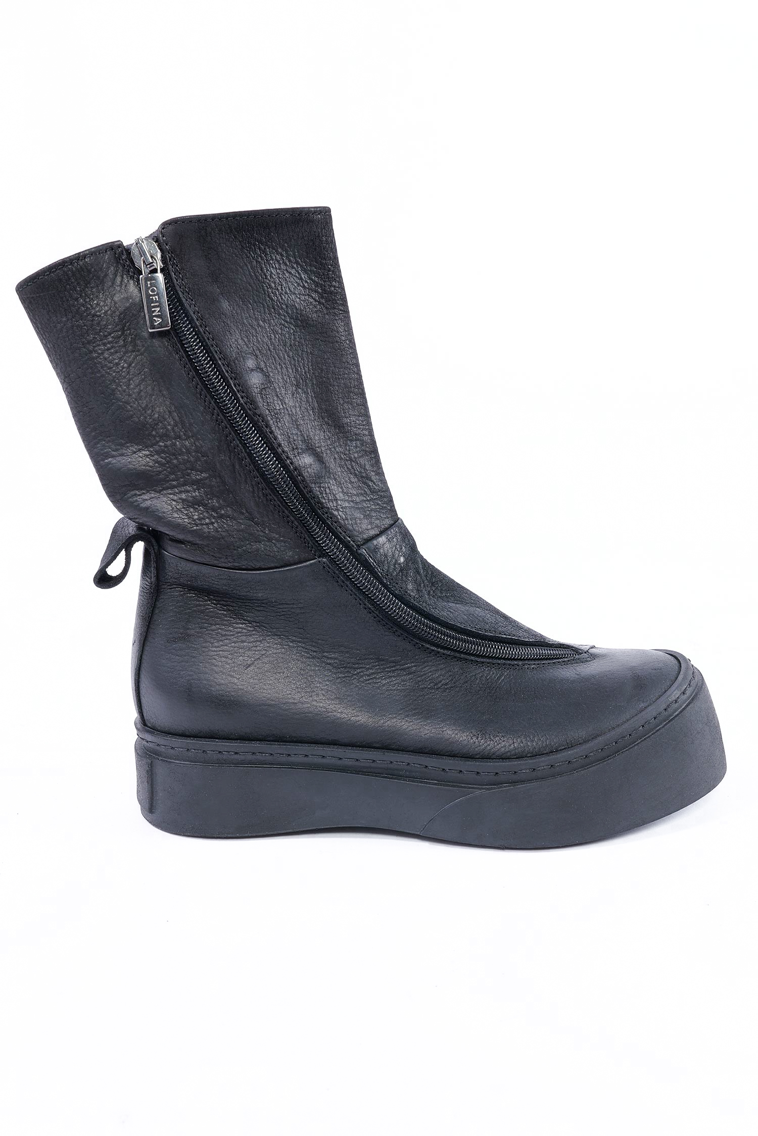 Leather boots - black - 6430