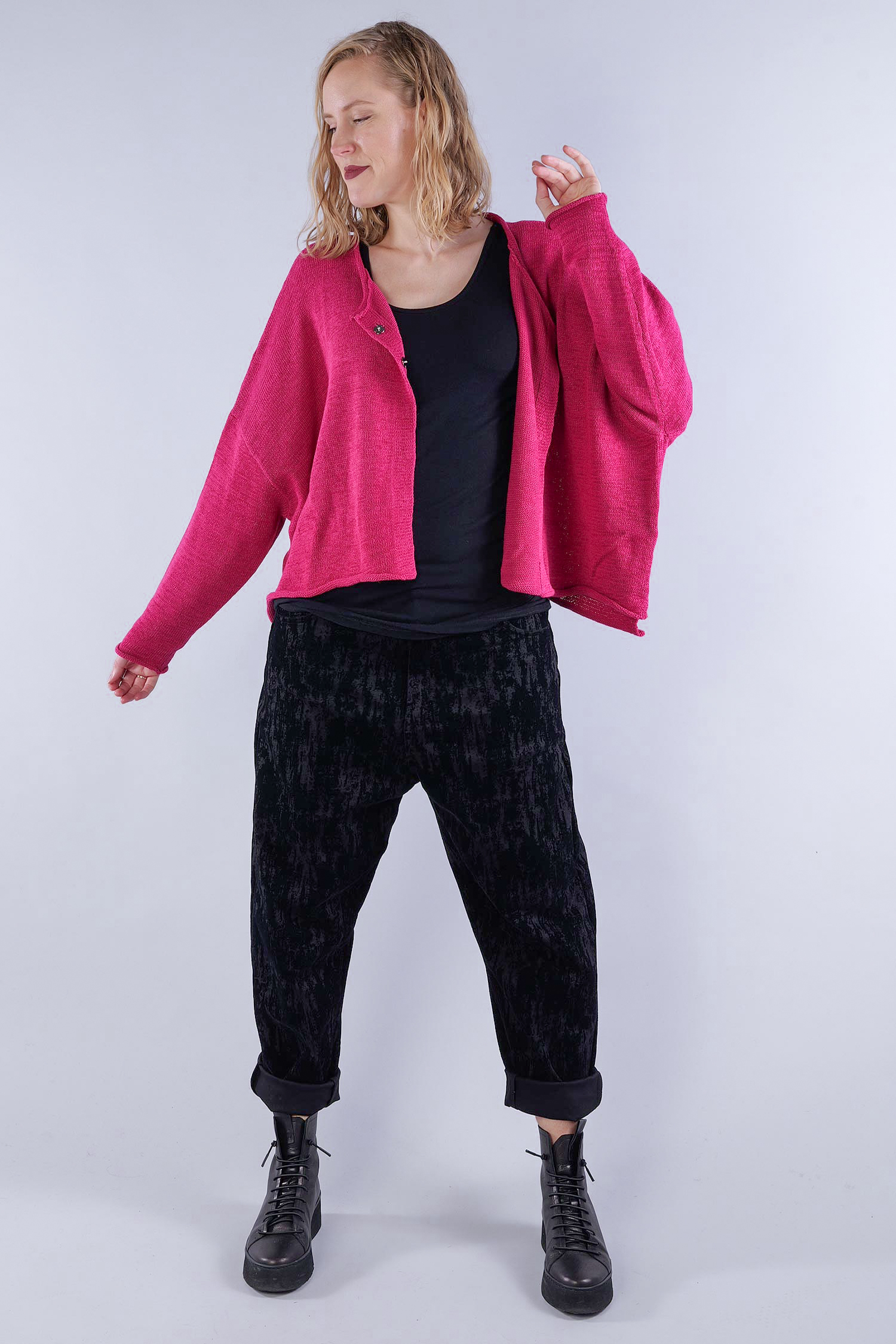 Grobstrick Jacke - Lotus - 2253727117