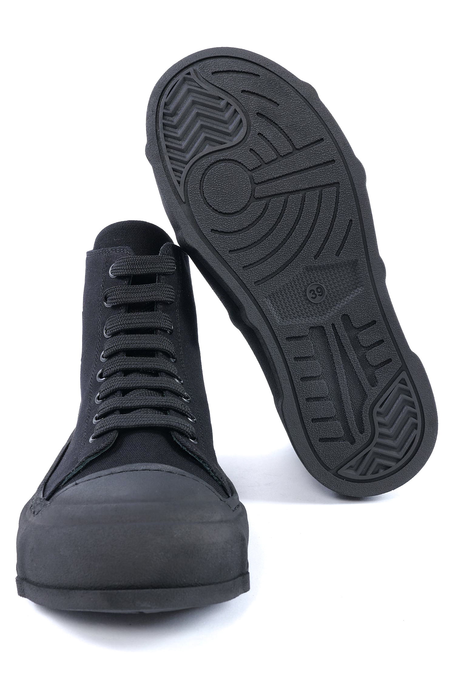 Sneaker mit Pluspatch - Schwarz - 1204