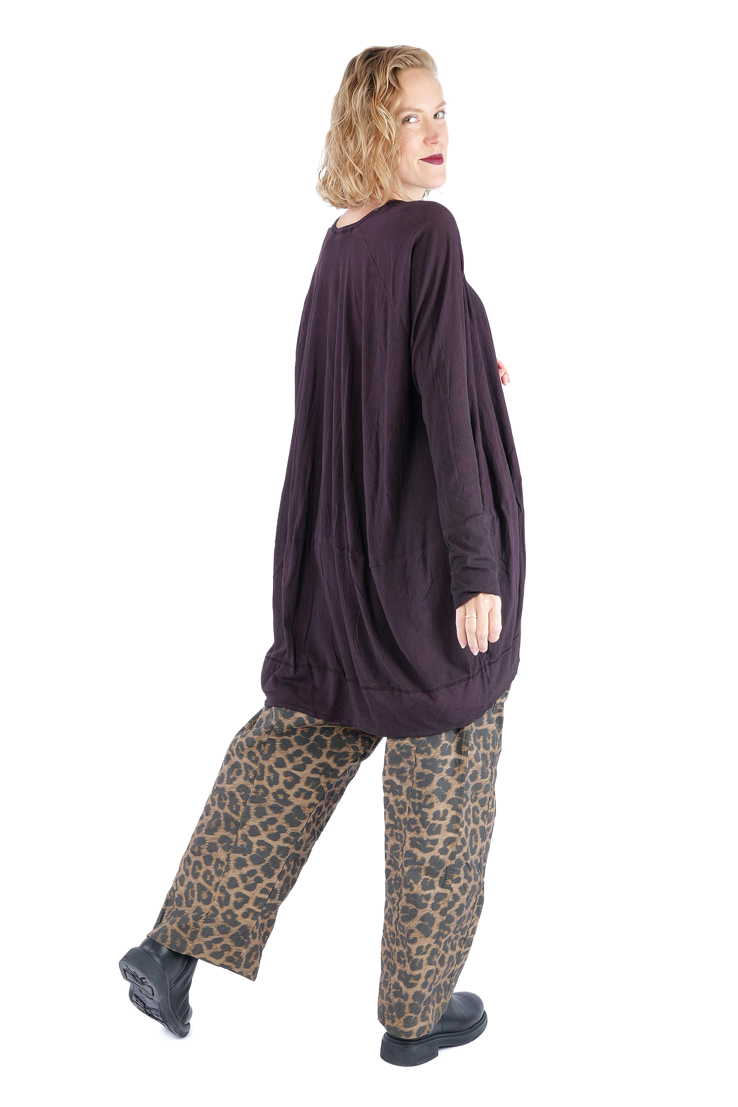 Oversize Tunika - Purple cloud - 2261140515