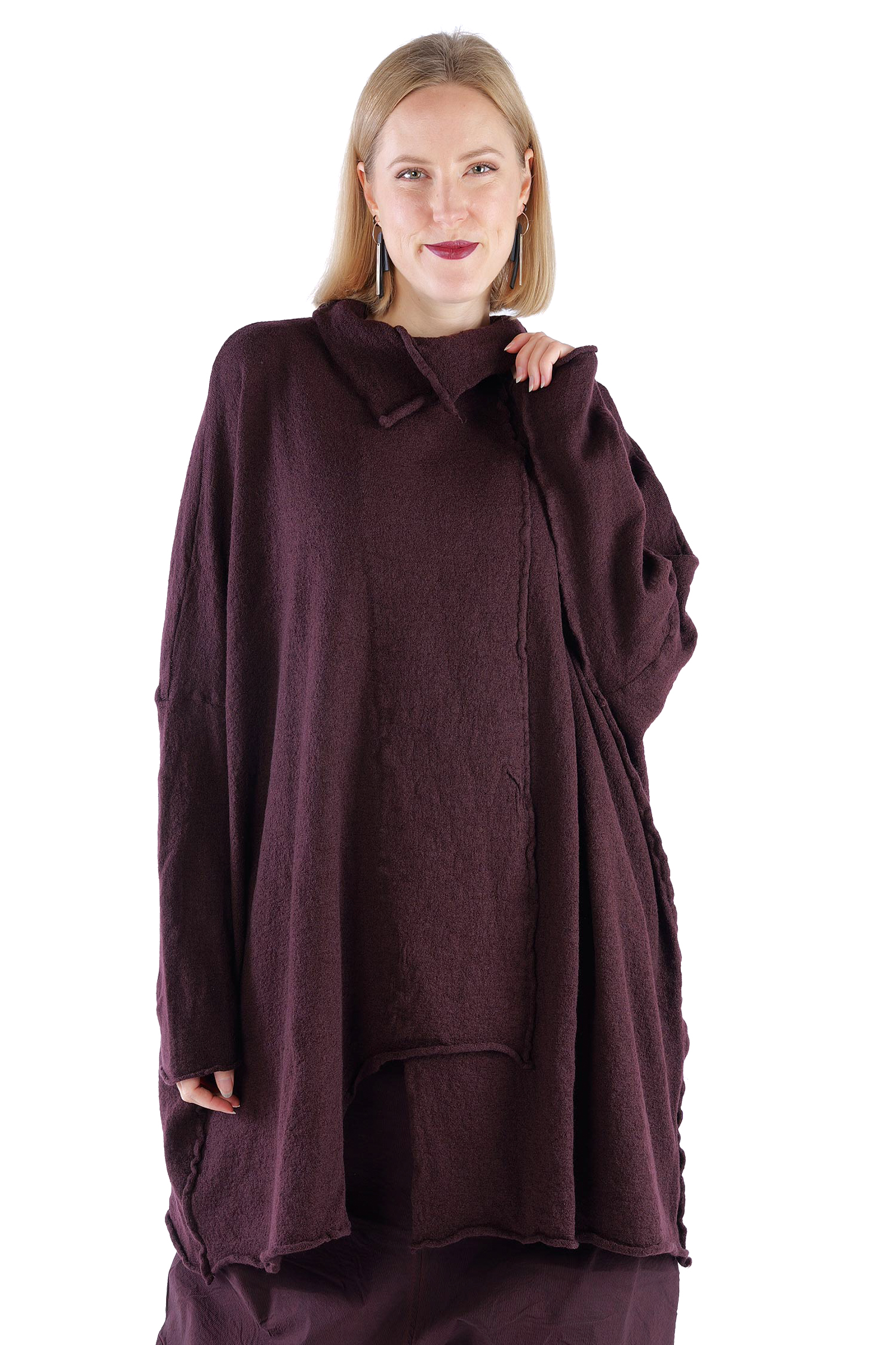 Wolltunika - Purple - 2261687014