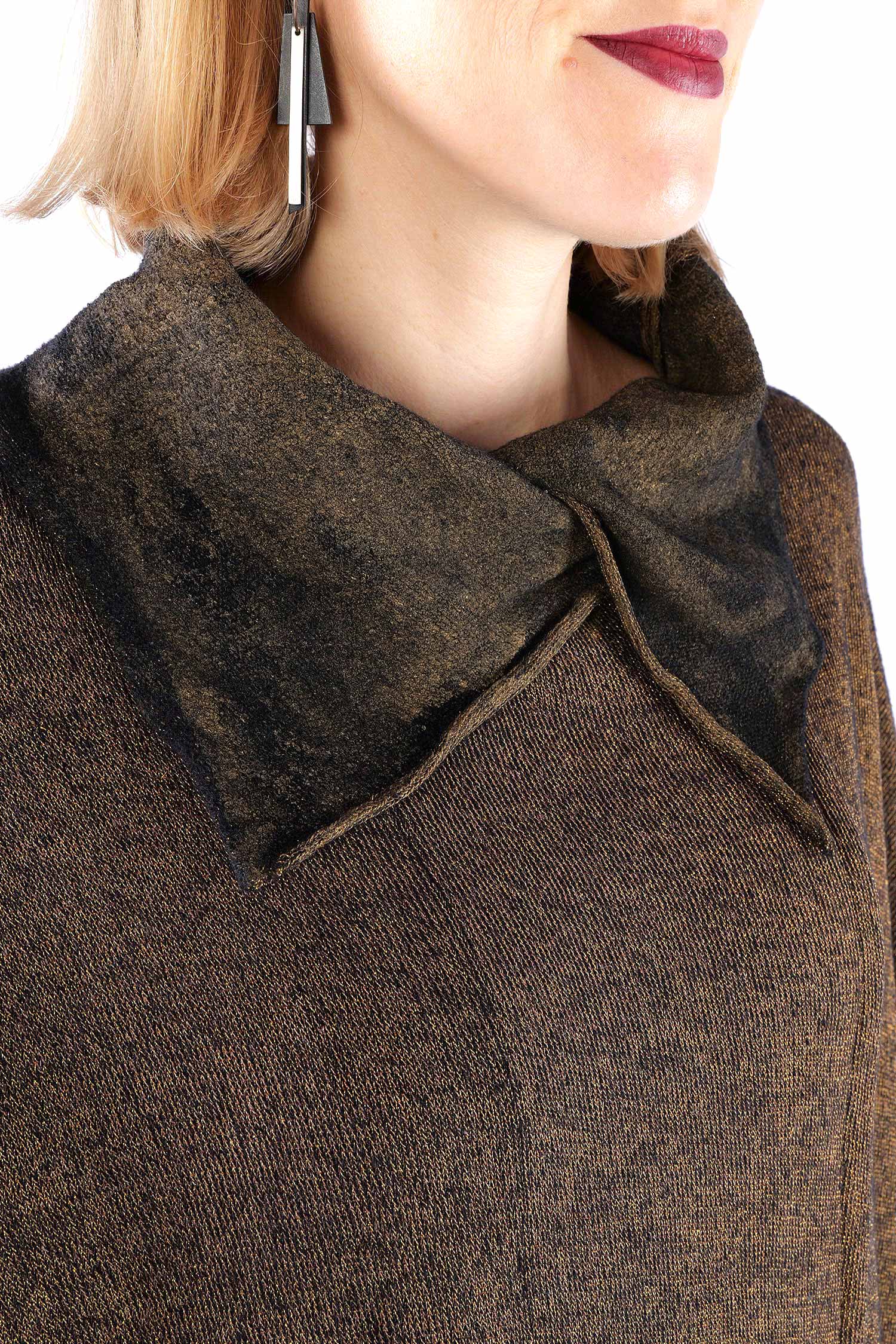 Wolltunika - Black gold - 2261687004