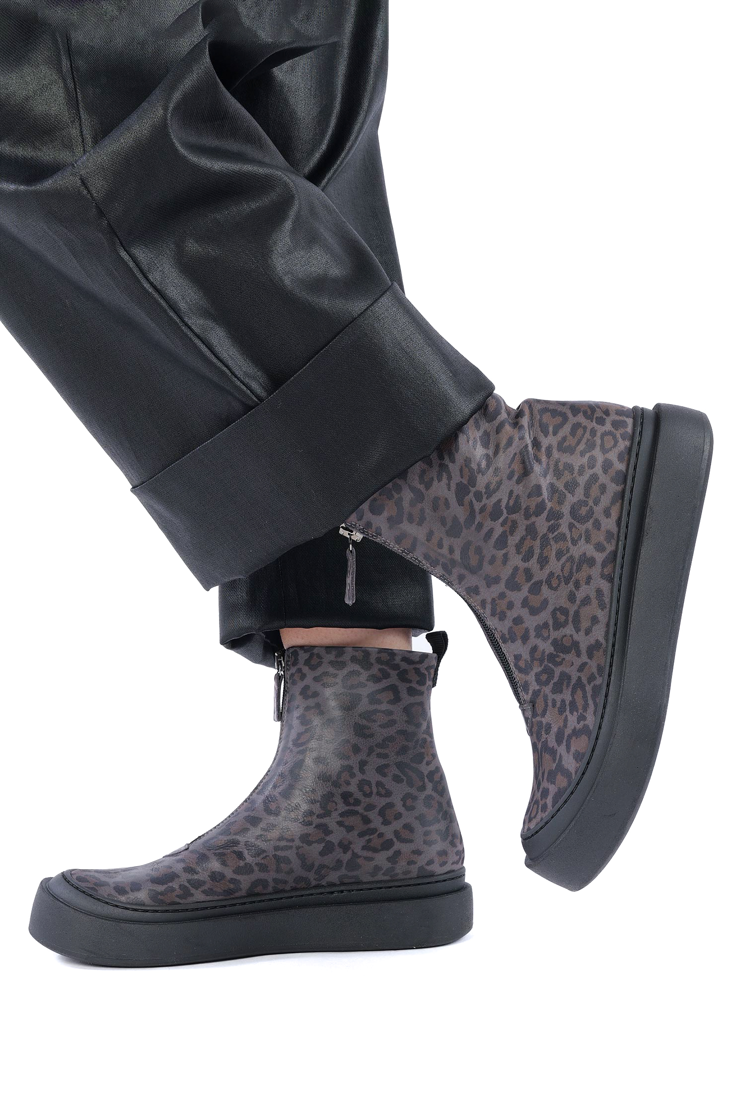 Leo-Boots mit Reißverschluss - Fumo Leopardo - 8283