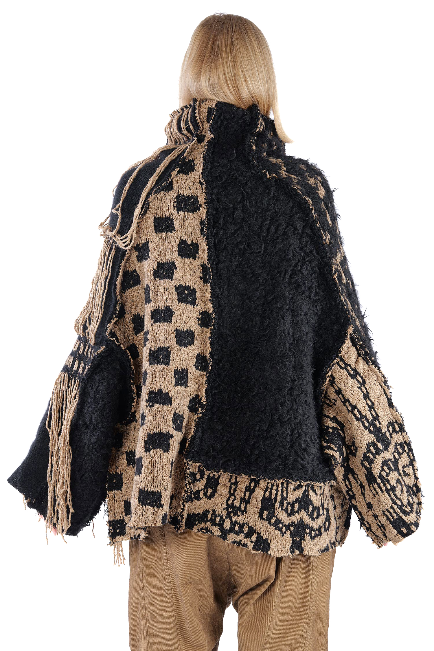 Chunky knit pullover - Dakar/black - 2262640702