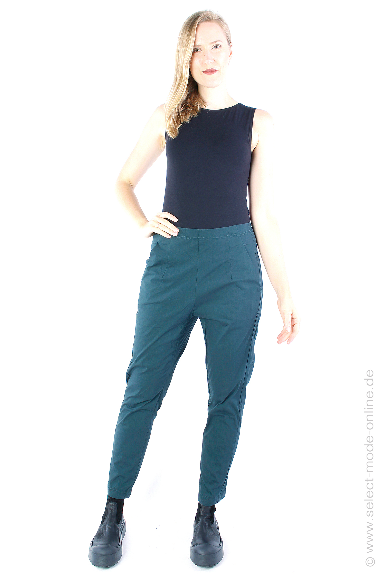 Legere Stretchhose - forest - 2233190104