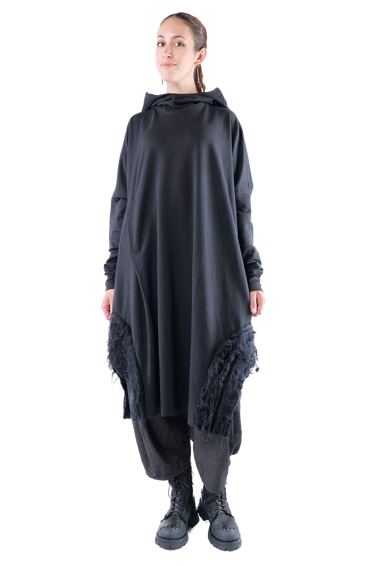 Oversize Tunika - Schwarz - J.Maia