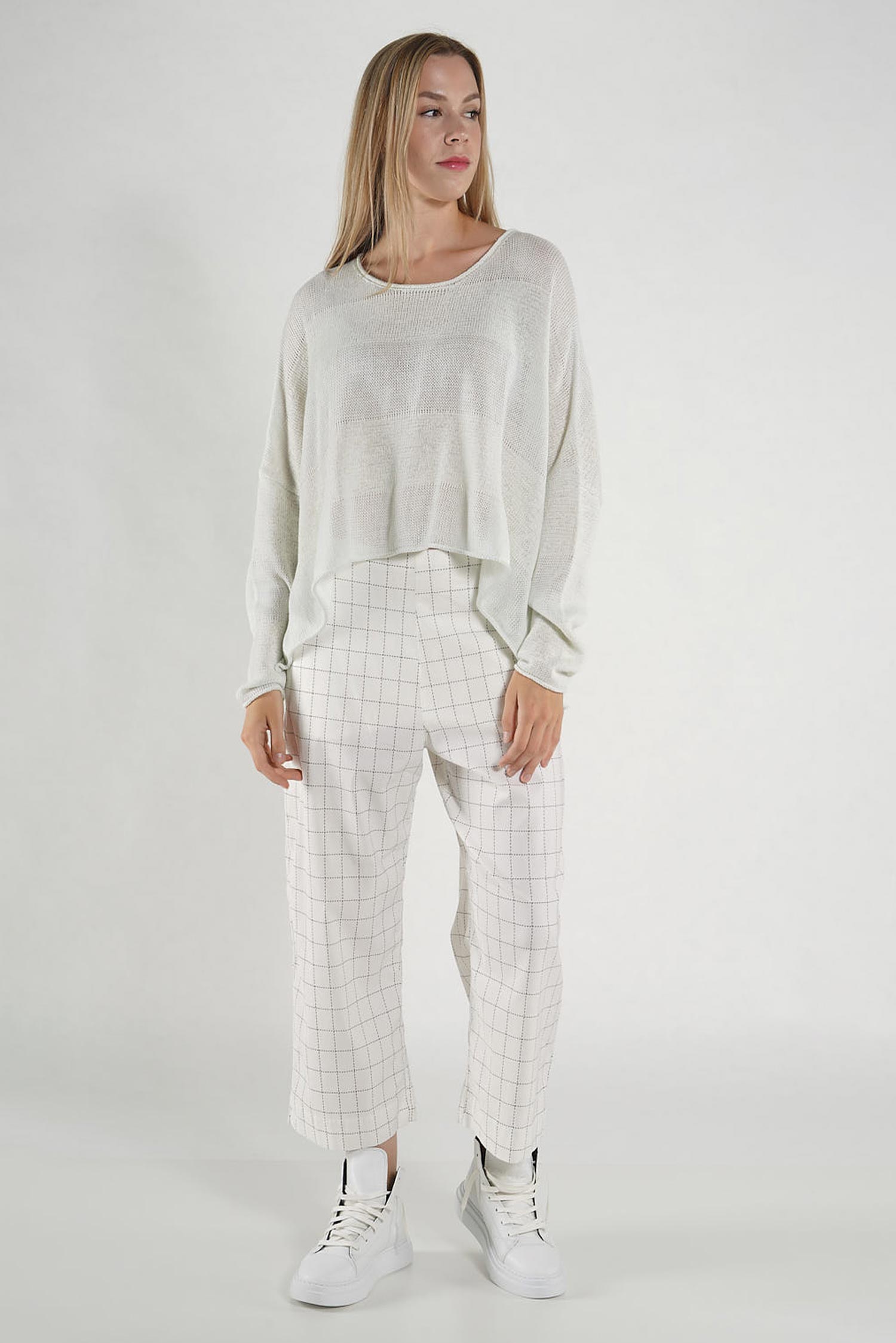 Streifen Strickpullover - Tree - 1263720703