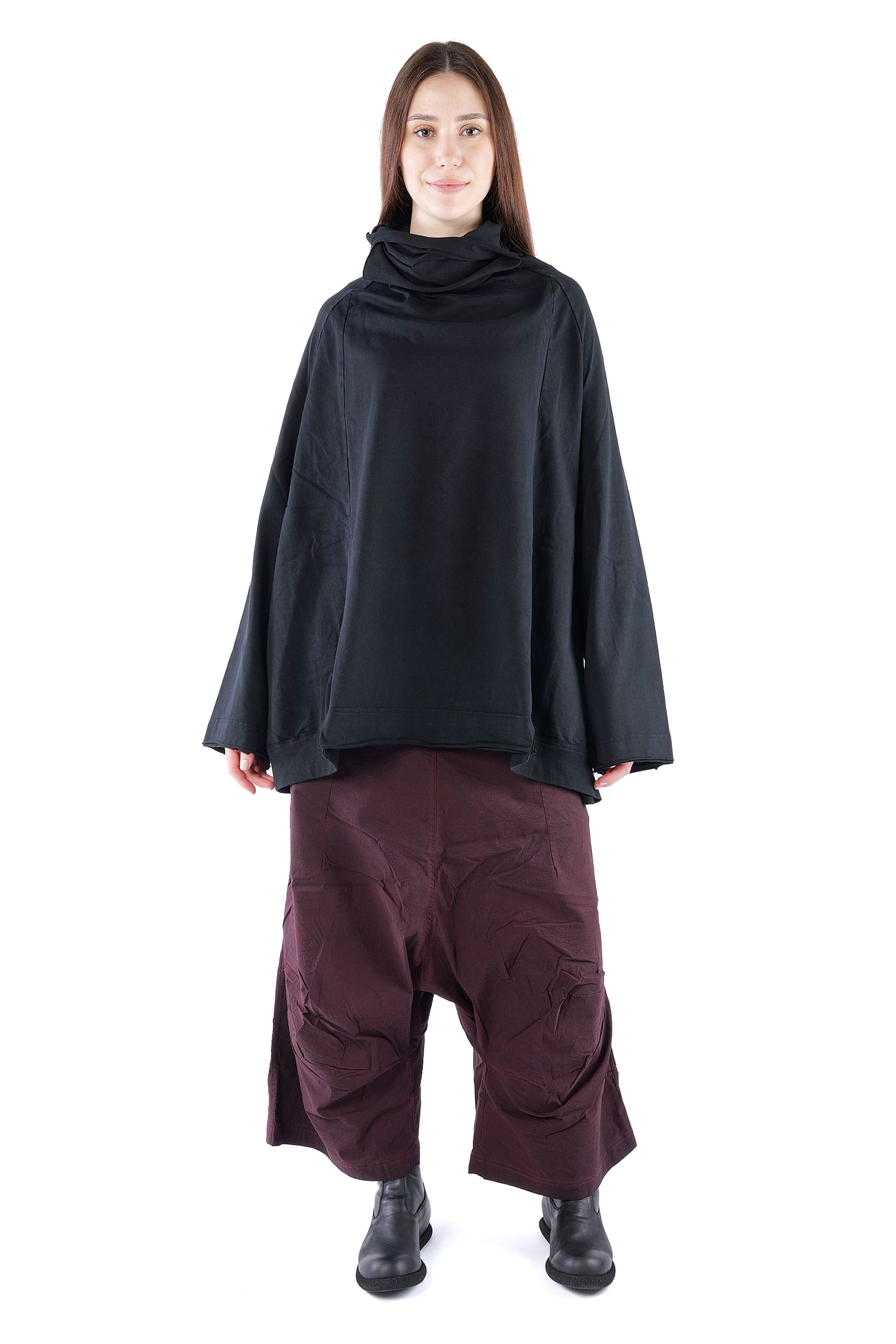 Oversized sweat pullover - Black - 2261280505