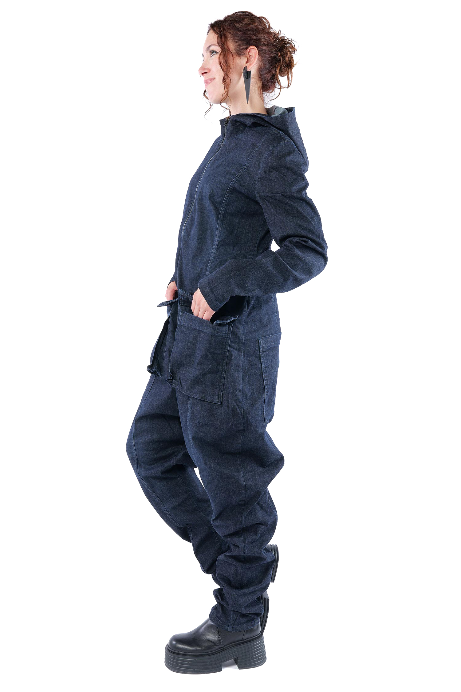 Jeansoverall - Darkblue - 10022