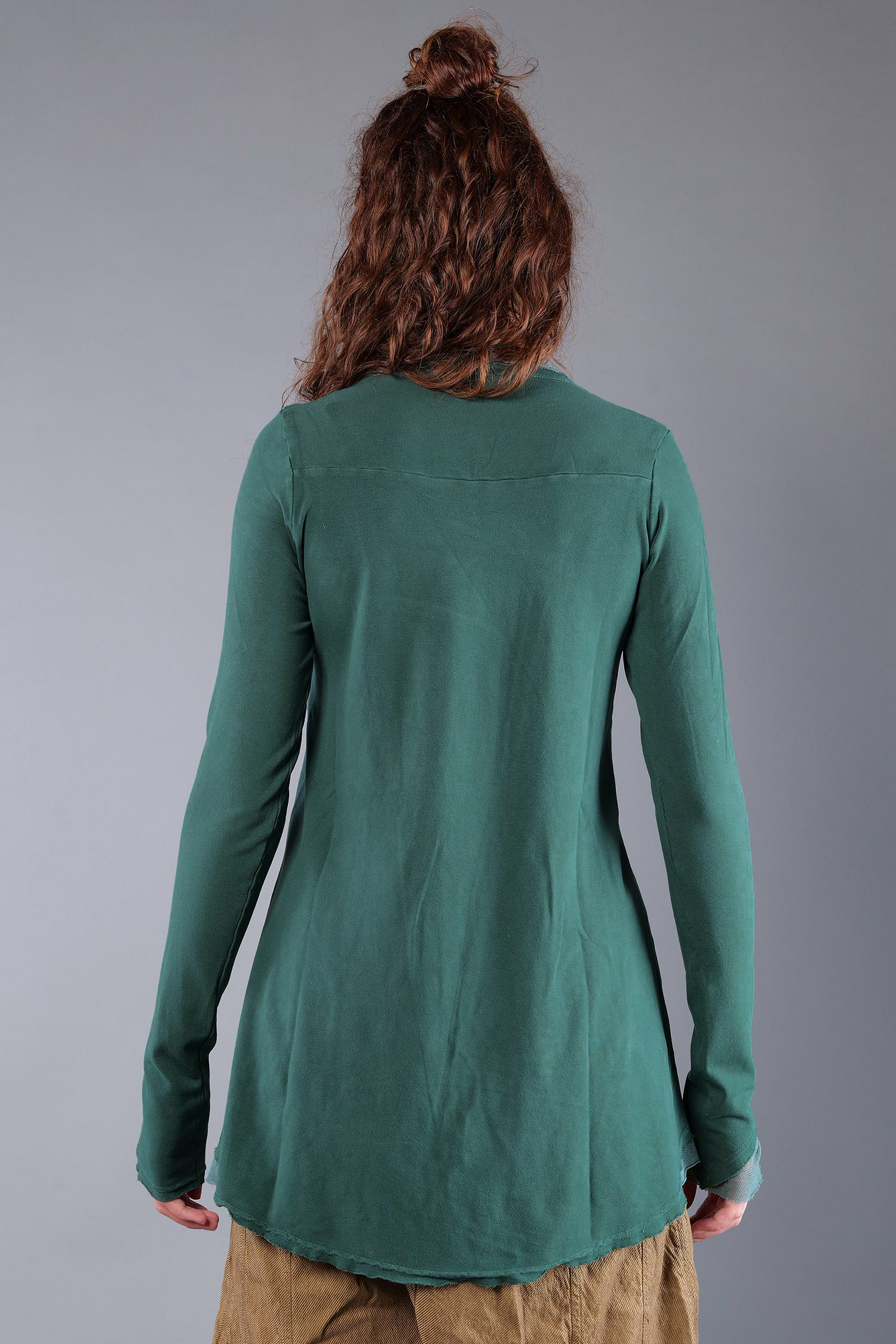 Longsleeve mit Tüll - Forest - 2263510501